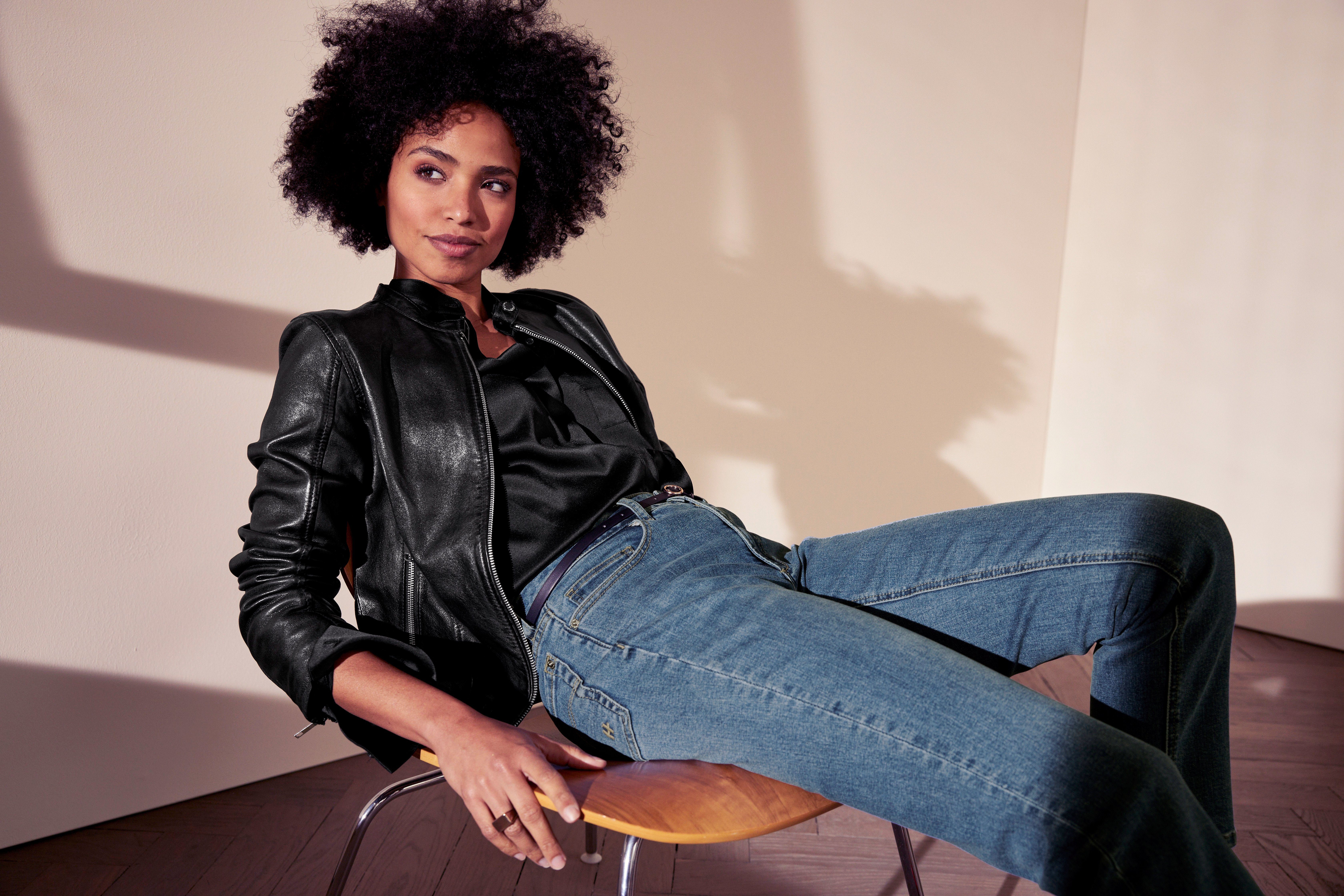 HECHTER PARIS Mom jeans hoge taille, enkel-vrij, met riemlussen