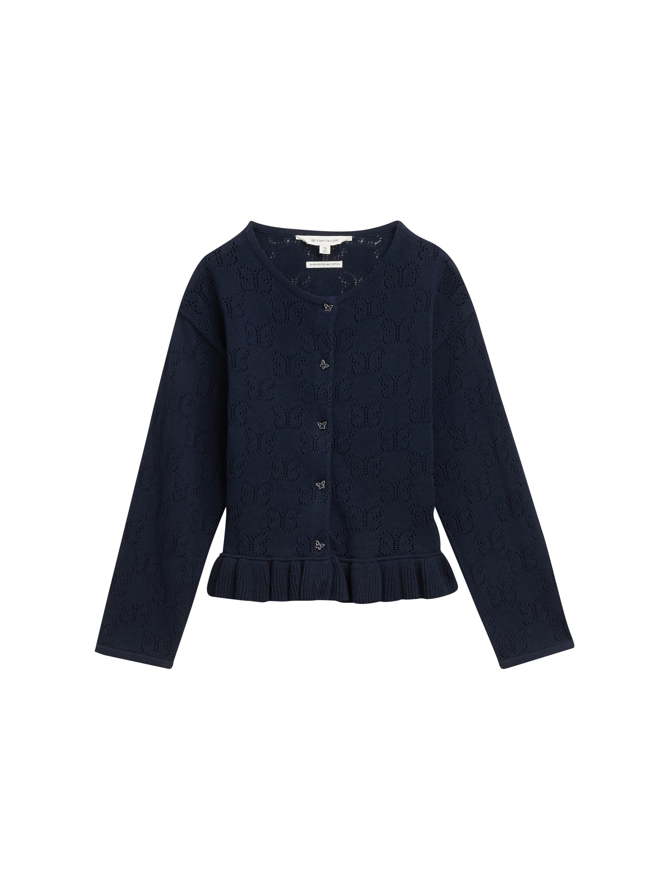 Tom Tailor Cardigan met vlinderknopen