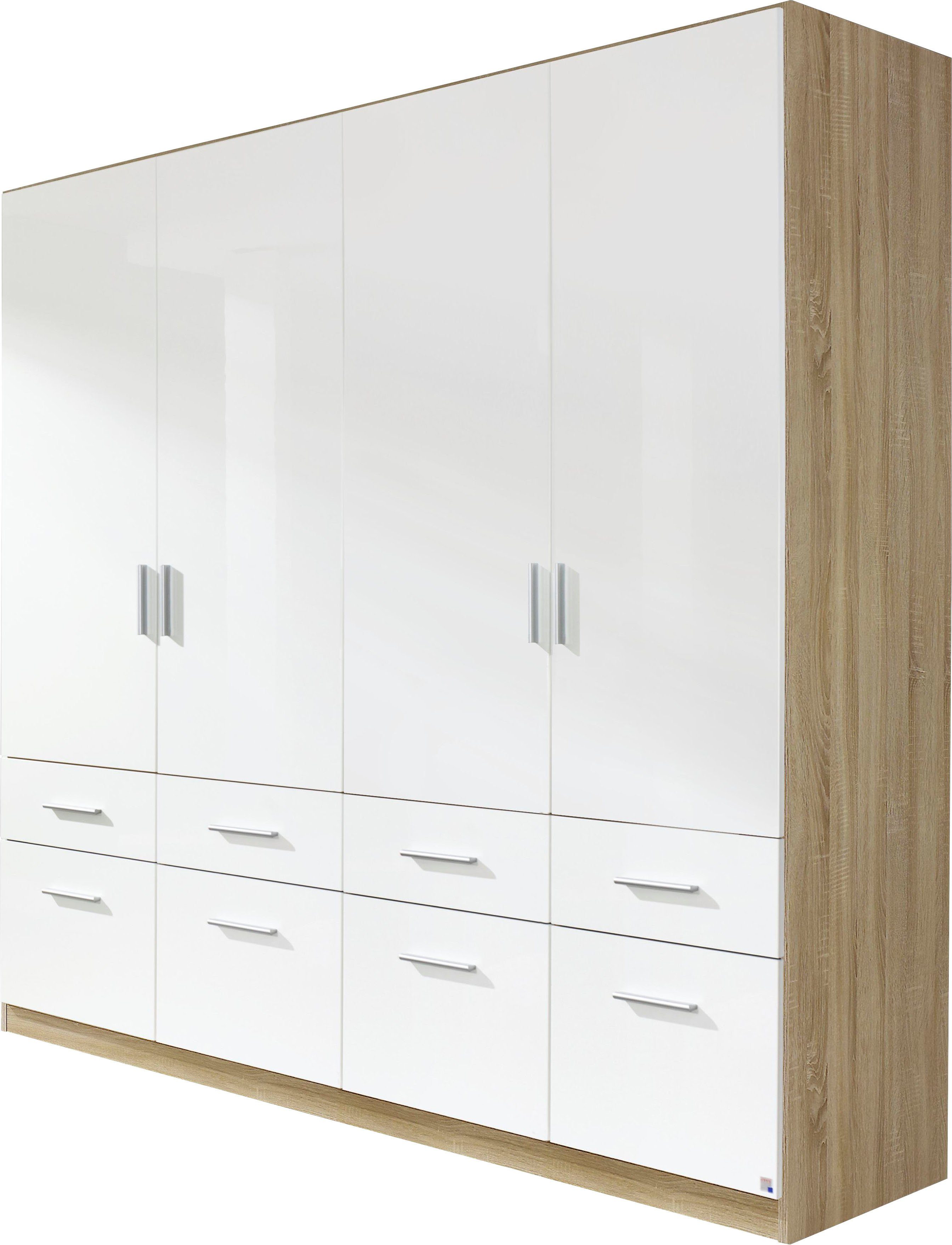 rauch Draaideurkast Kledingkast Kast Garderobe Slaapkamerkast CELLE in 4 breedtes en 2 hoogtes, optioneel met lades made in germany kledingkasten
