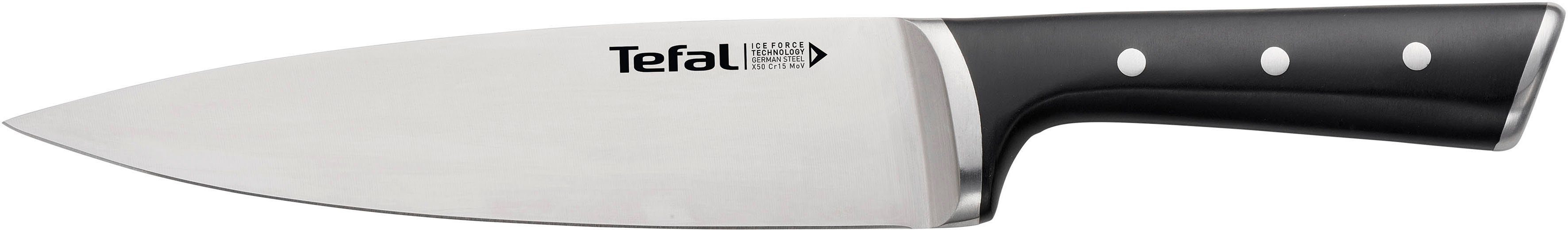 Tefal Pannenset Unlimited Ice Force kratzbestendige anti-aanbakverzegeling, thermo-signaal, inclusief accessoires (set, 5-delig)
