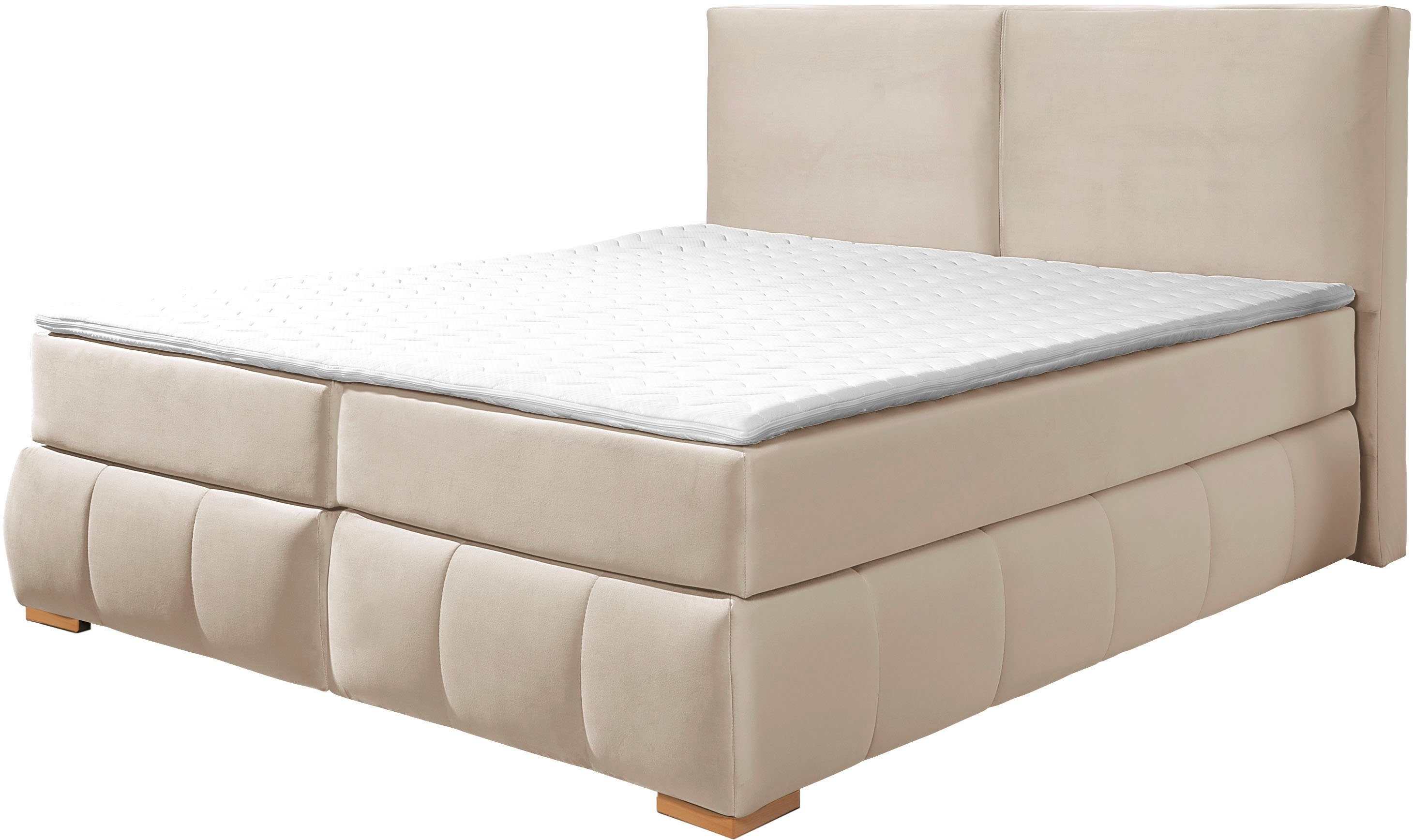 Guido Maria Kretschmer Home&Living Boxspring Wehma incl. matrastopper voor 3 verschillende matrassen, ook in fluwelen stof