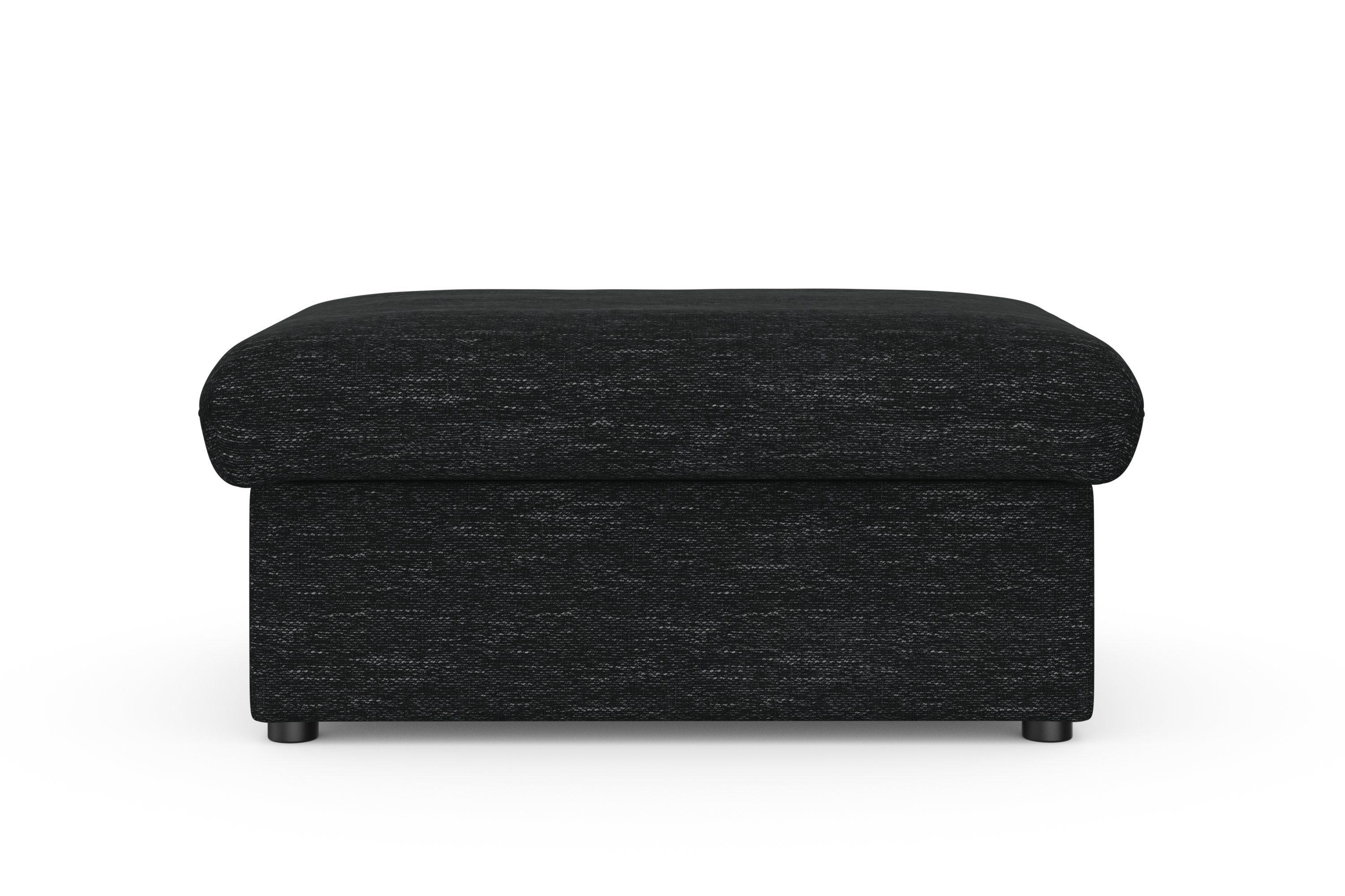 DOMO collection Hocker Topmatras met golfvering, op kunststof glijders
