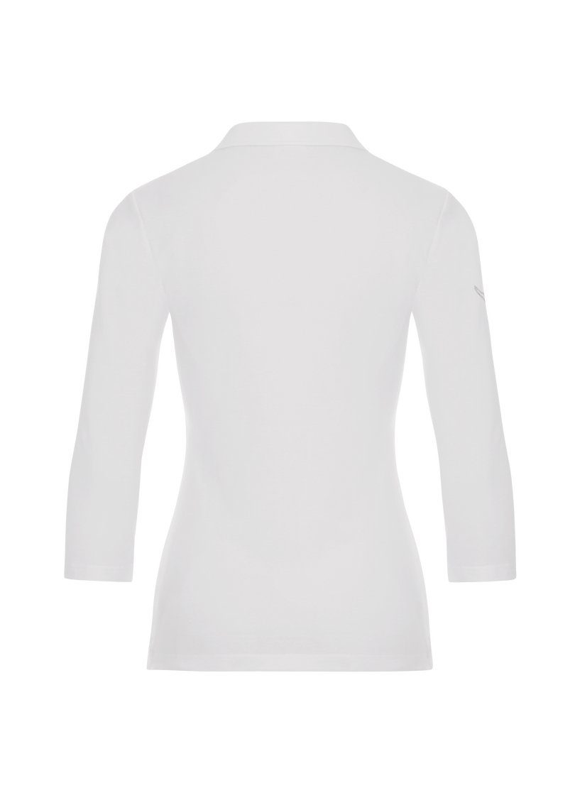 Trigema Poloshirt TRIGEMA poloshirt met kristallen (1-delig)