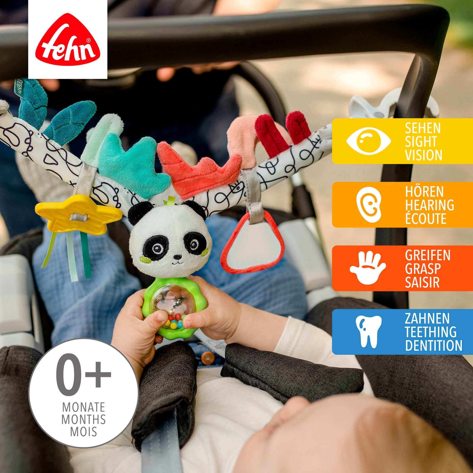 Fehn Kinderwagenketting DoBabyDoo, Panda