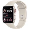 apple watch se modell 2022 gps + cellular 44mm grijs