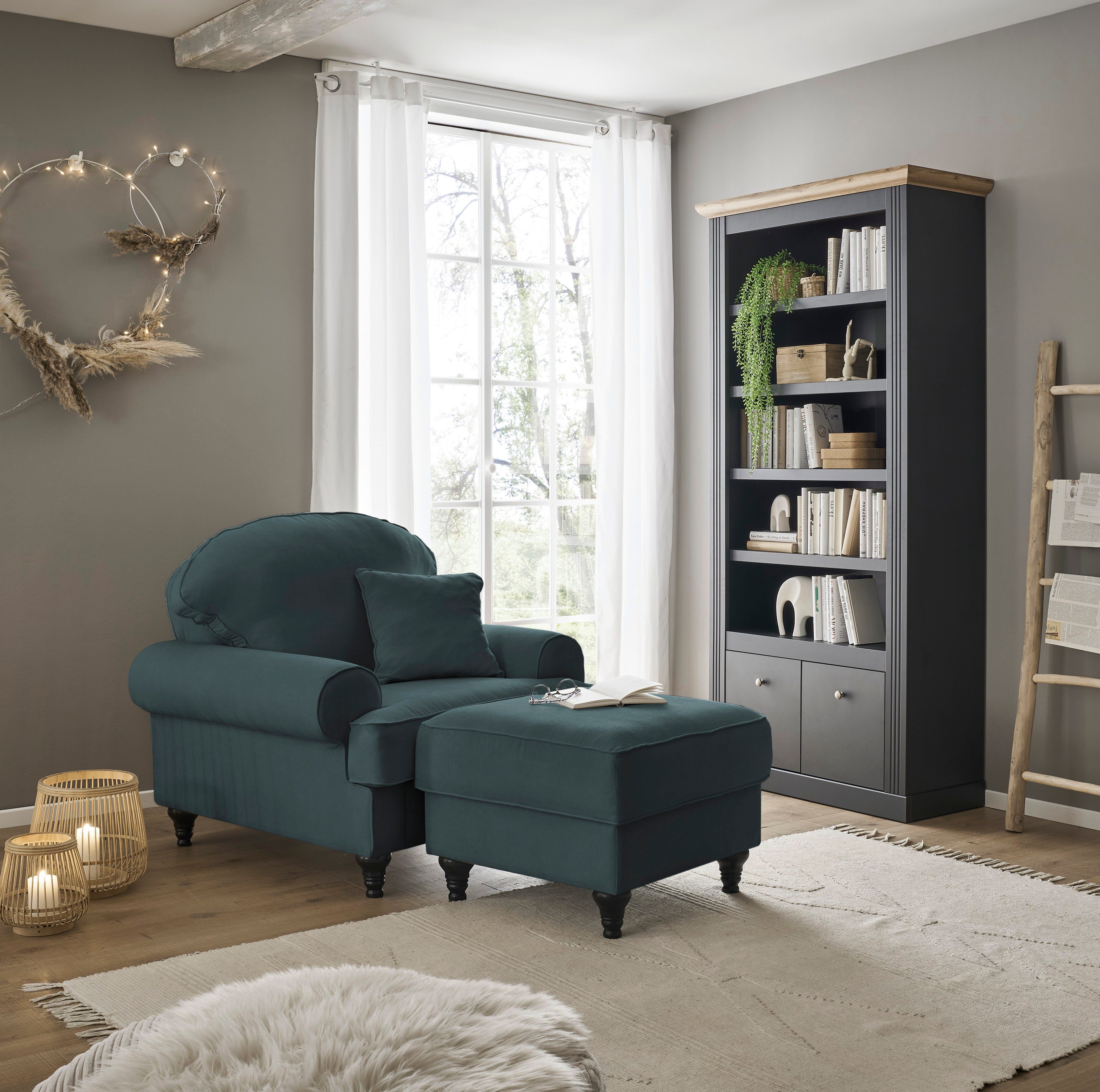 Home affaire Fauteuil Westminster met binnenveringsinterieur (set, 2 stuks)