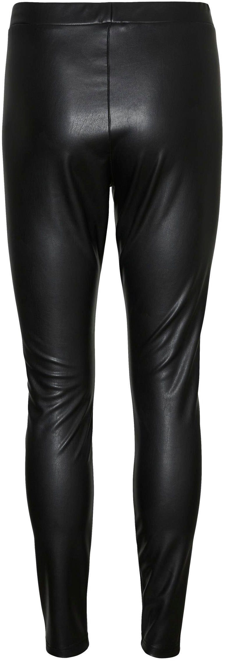 Vero Moda Imitatieleren broek VMGANA MR PL LEGGING