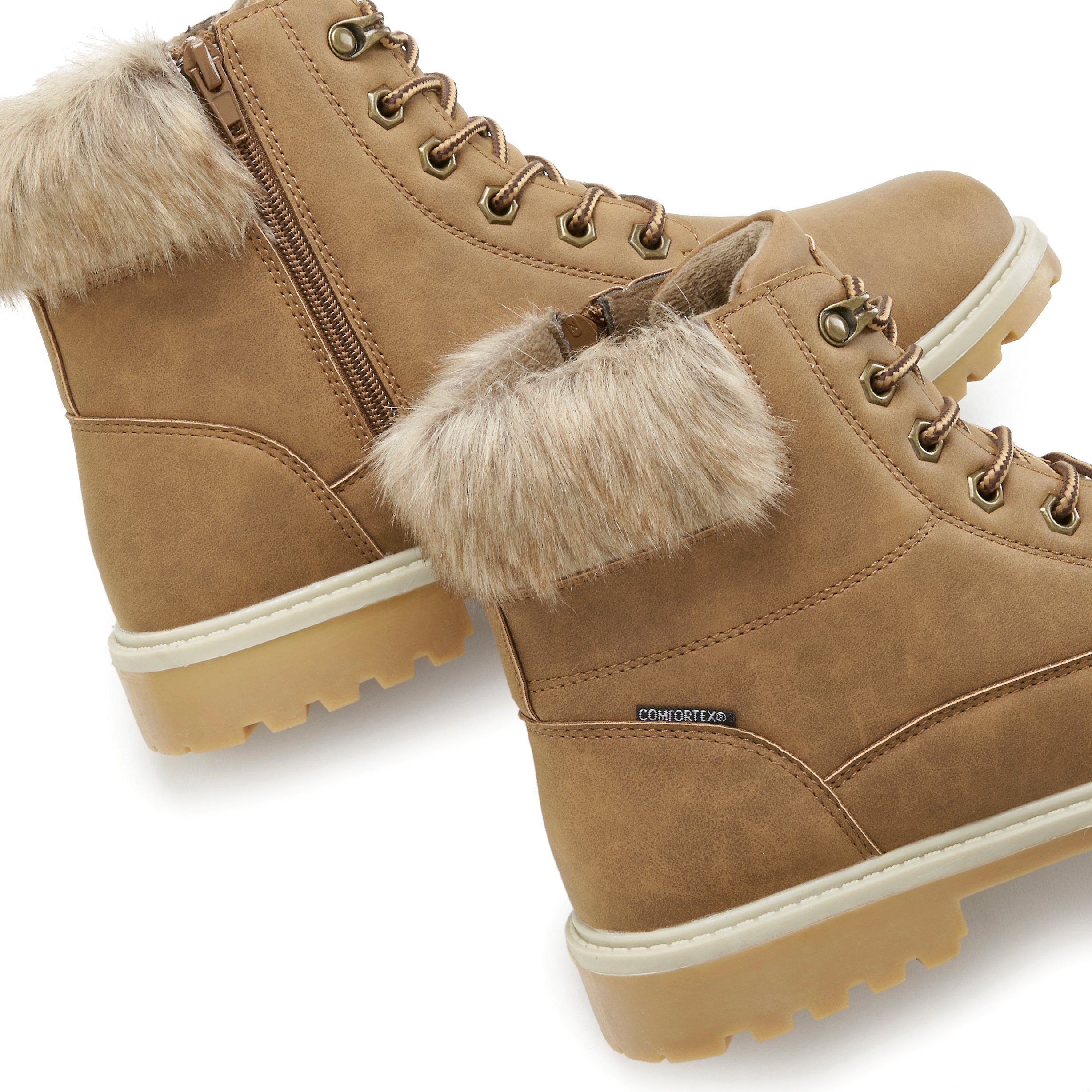 Lascana Laarsjes wind- & waterafstotend, winterboots, outdoorlaarzen, winter enkellaarsjes