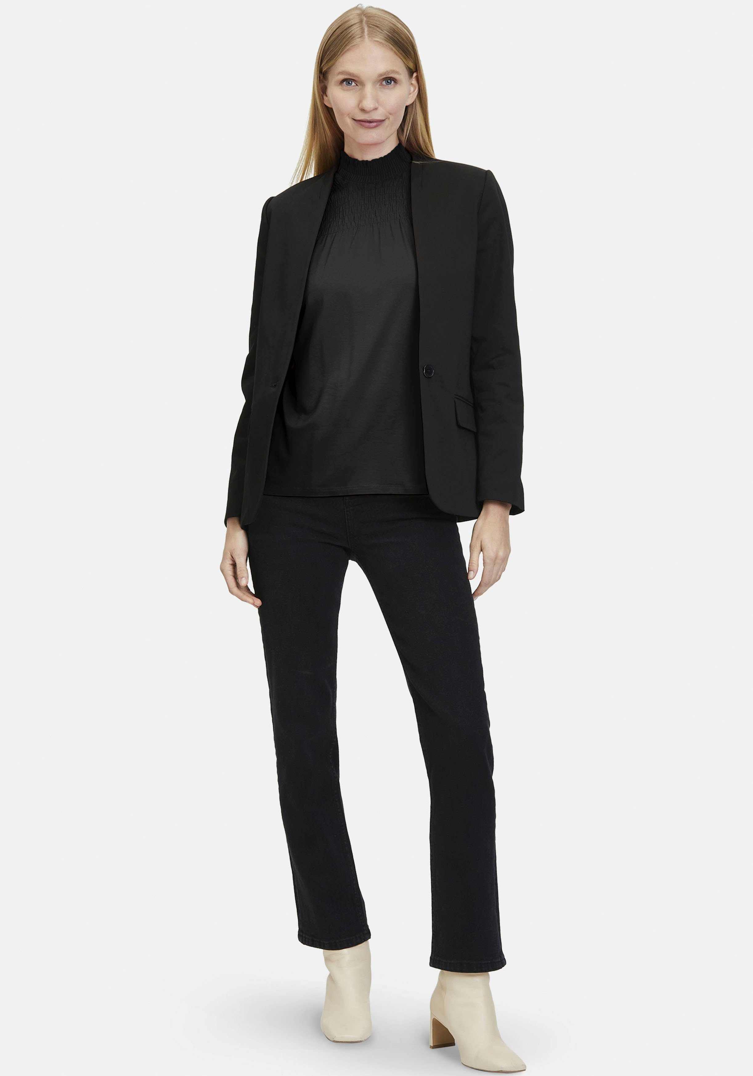 Tamaris Shirttop met smokinzet