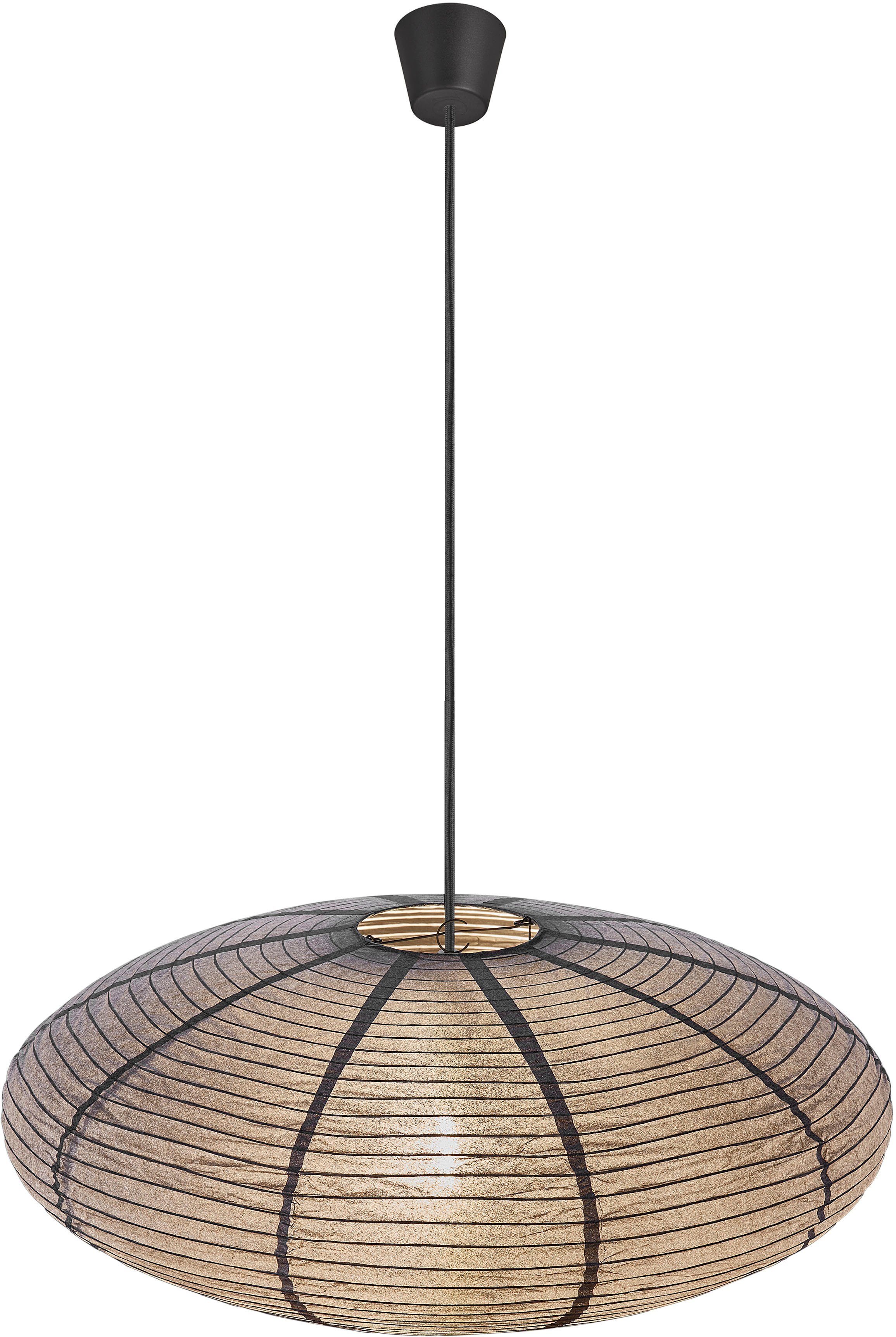 Nordlux Hanglamp Villo Natuurlijk materiaal, retro-ontwerp, biedt een zacht, diffuus licht (1 stuk)