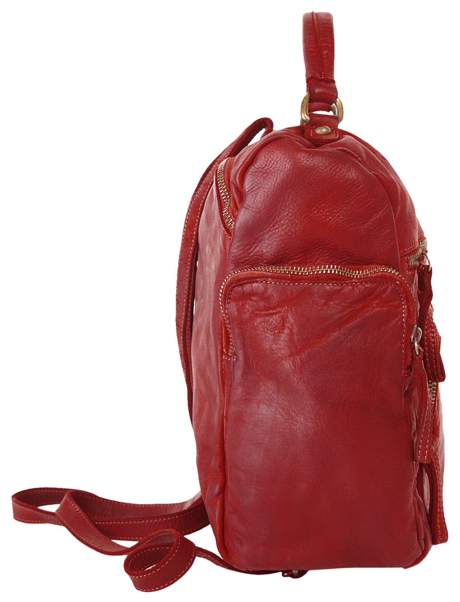 Samantha Look Rugzak echt leer, made in italy