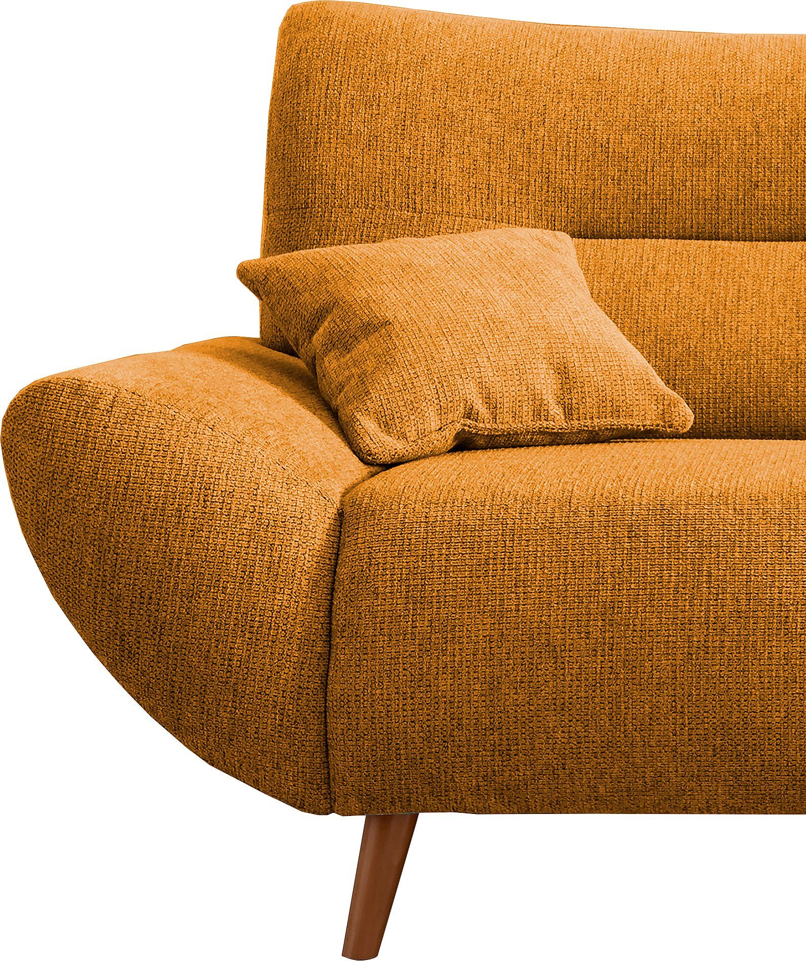 INOSIGN Zithoek Drago, modern en tijdloos, actuele vormtaal, comfortabel leverbaar als fauteuil/hoekbank, diverse stoffen, incl. 2 sierkussens (set, 2-delig)