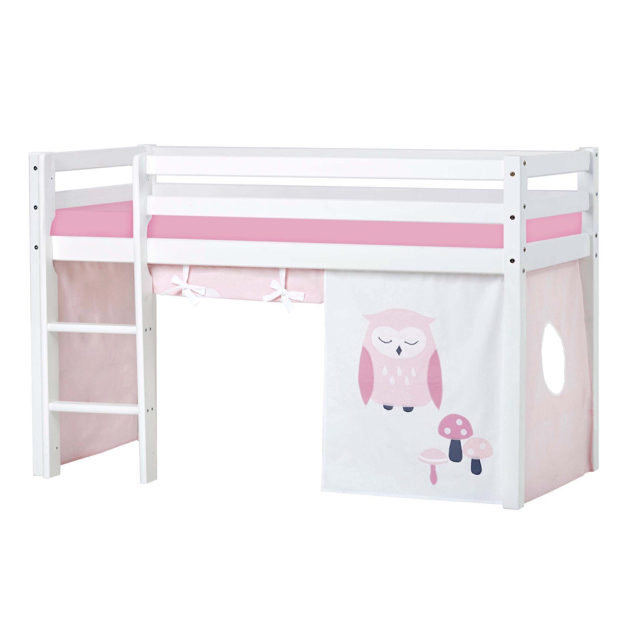 Hoppekids Hoogslaper met matras en textielset