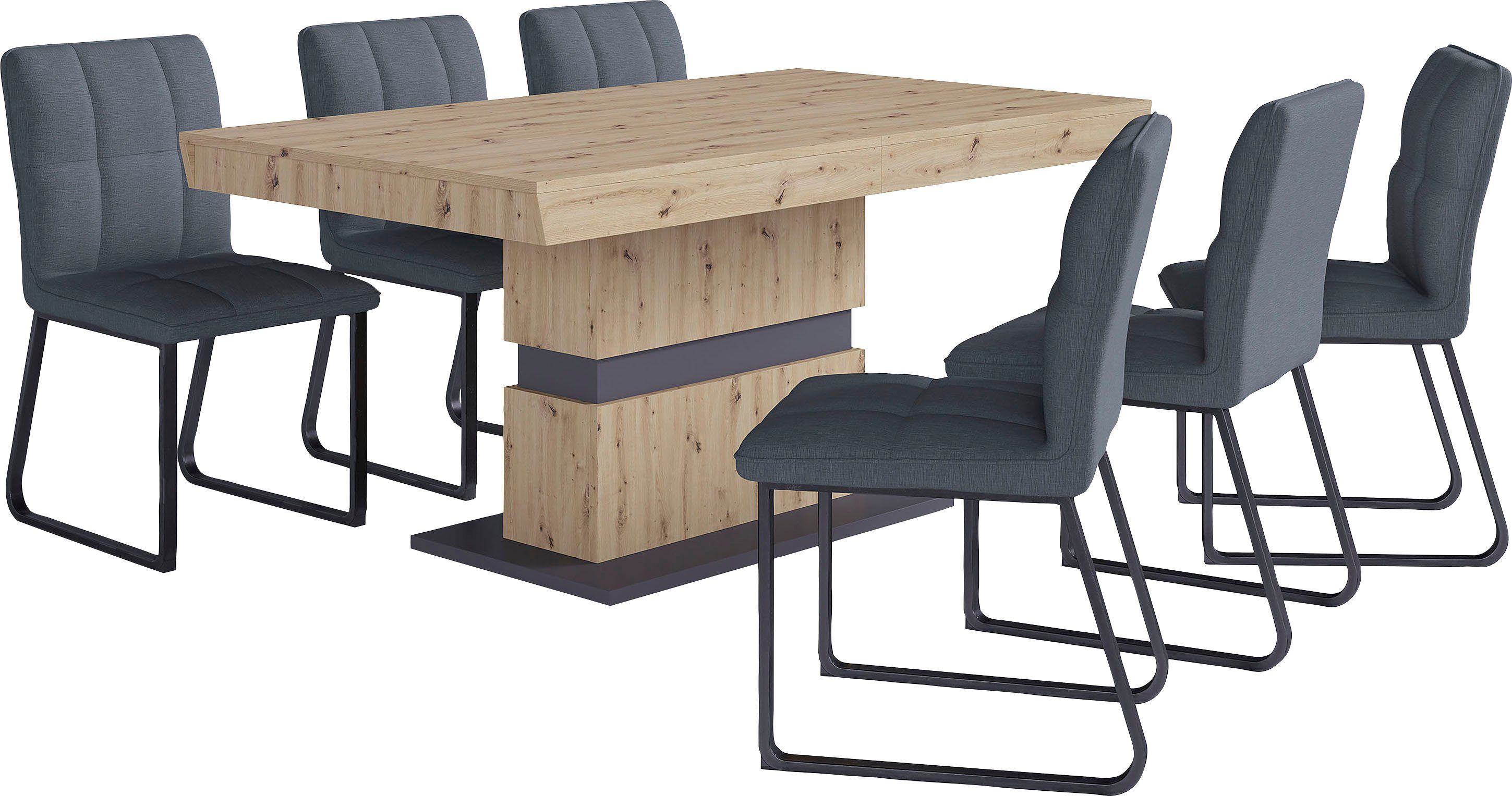 byLIVING Eettafel Matthew met uittrekfunctie, breedte 140-195 cm of 160-215 cm