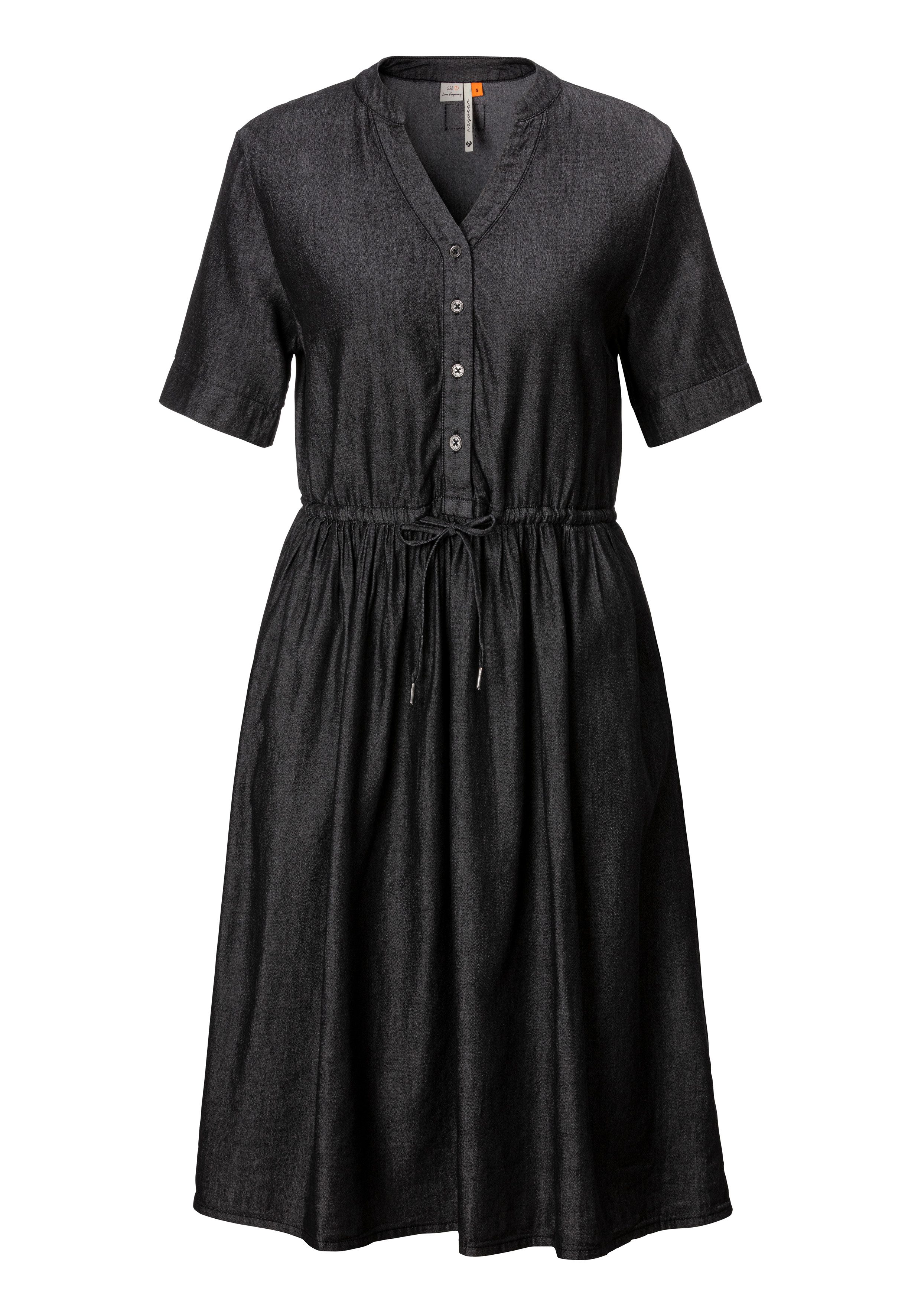 Ragwear Zomerjurk CASAREA DENIM dames zomerjurken maat S (36) zwart