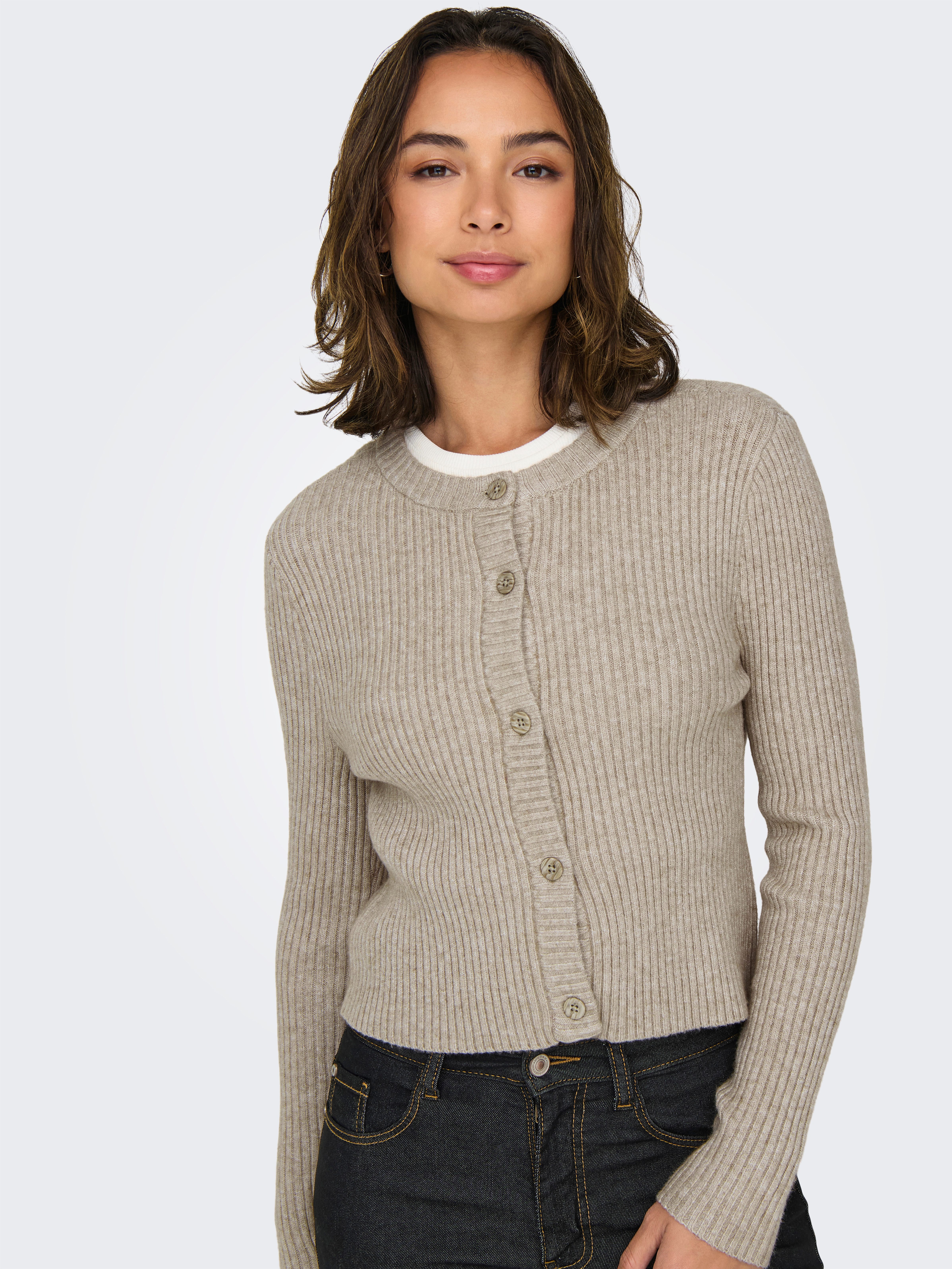 Only Vest ONLKATIA LS BUTTON CARDIGAN NCA KNT