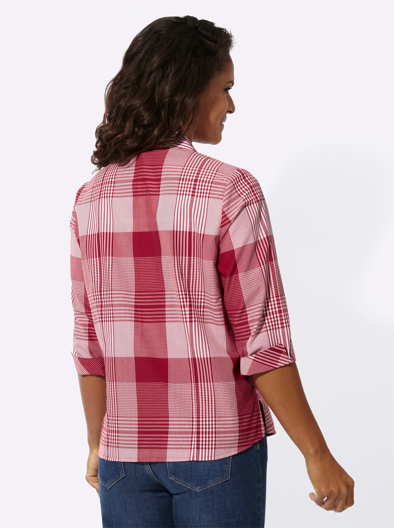 Casual Looks Geruite blouse