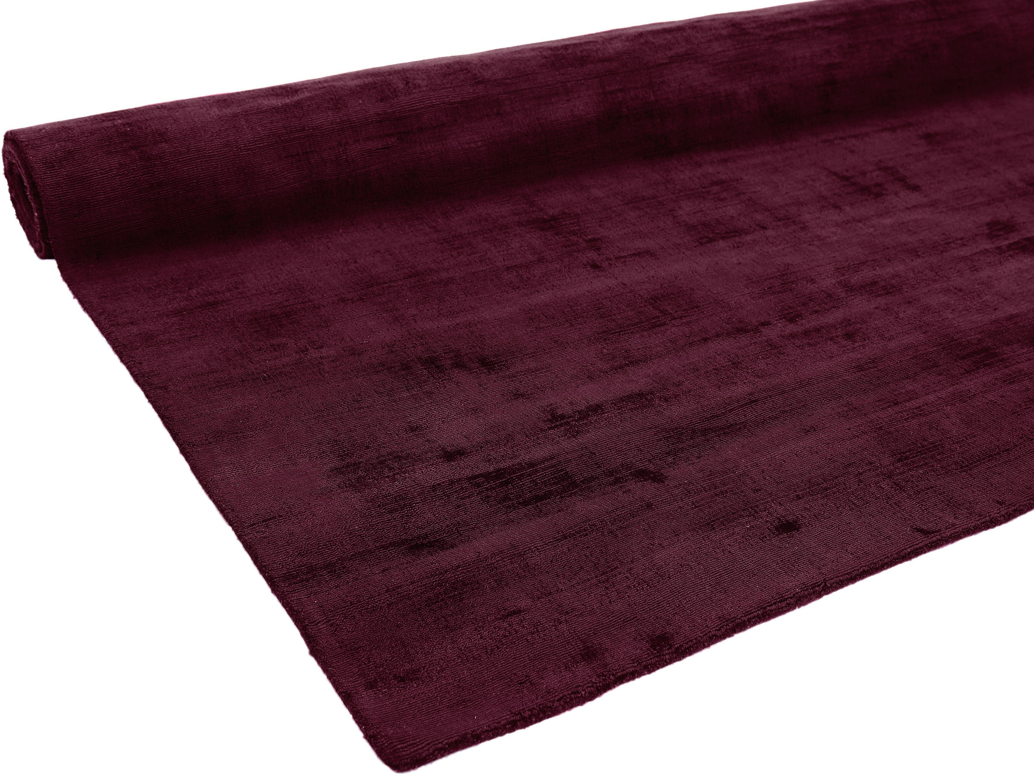 my home Vloerkleed Shirley, handgeweven viscose tapijt, kleurveranderend Handgeweven vloerkleden, woonkamer, slaapkamer, eetkamer