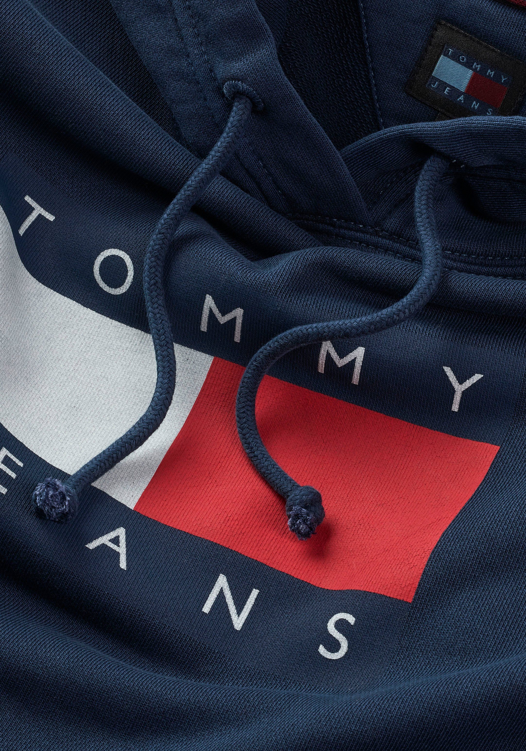 TOMMY JEANS Hoodie TJW REG TOMMY FLAG HOODIE EXT met capuchon, tommy jeans logo-vlag