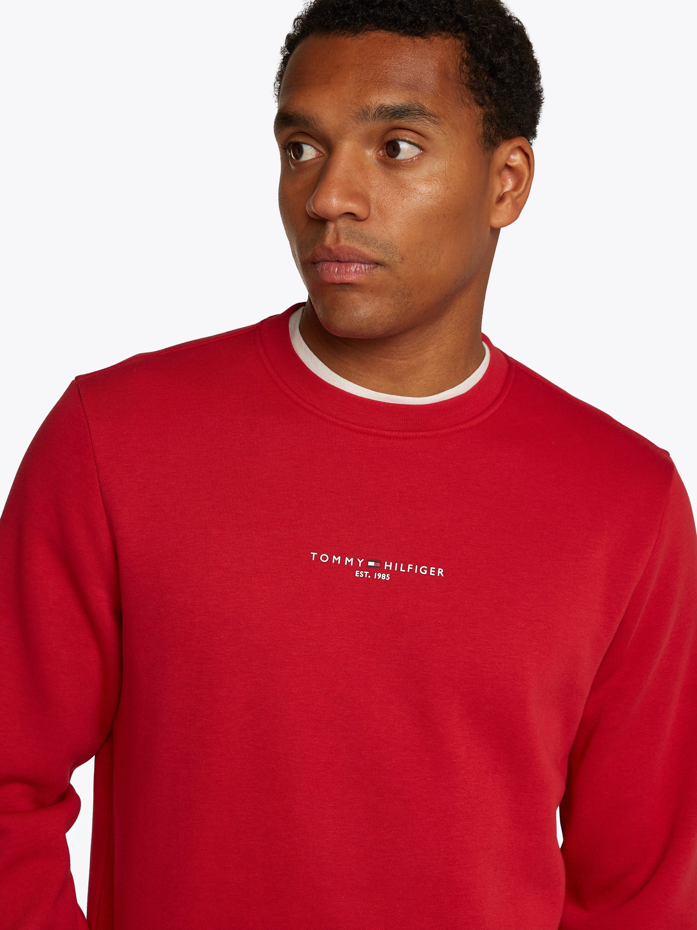 Tommy Hilfiger Sweatshirt SMALL TOMMY LOGO CREWNECK