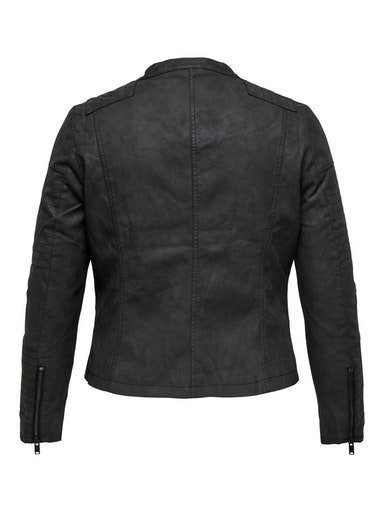 ONLY CARMAKOMA Imitatieleren jack CARAVANA FAUX LEATHER BIKER OTW