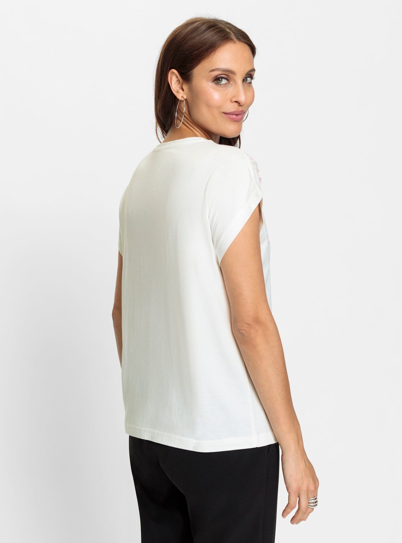 Lady Shirt met print Shirt met ronde hals (1-delig)