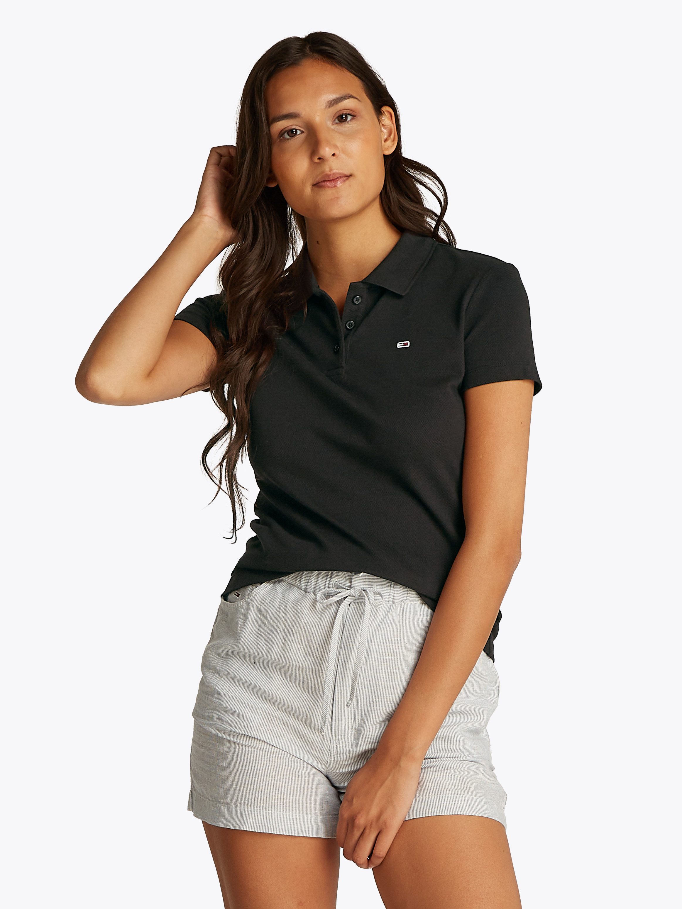 TOMMY JEANS Poloshirt TJW SLIM ESSENTIAL POLO SS