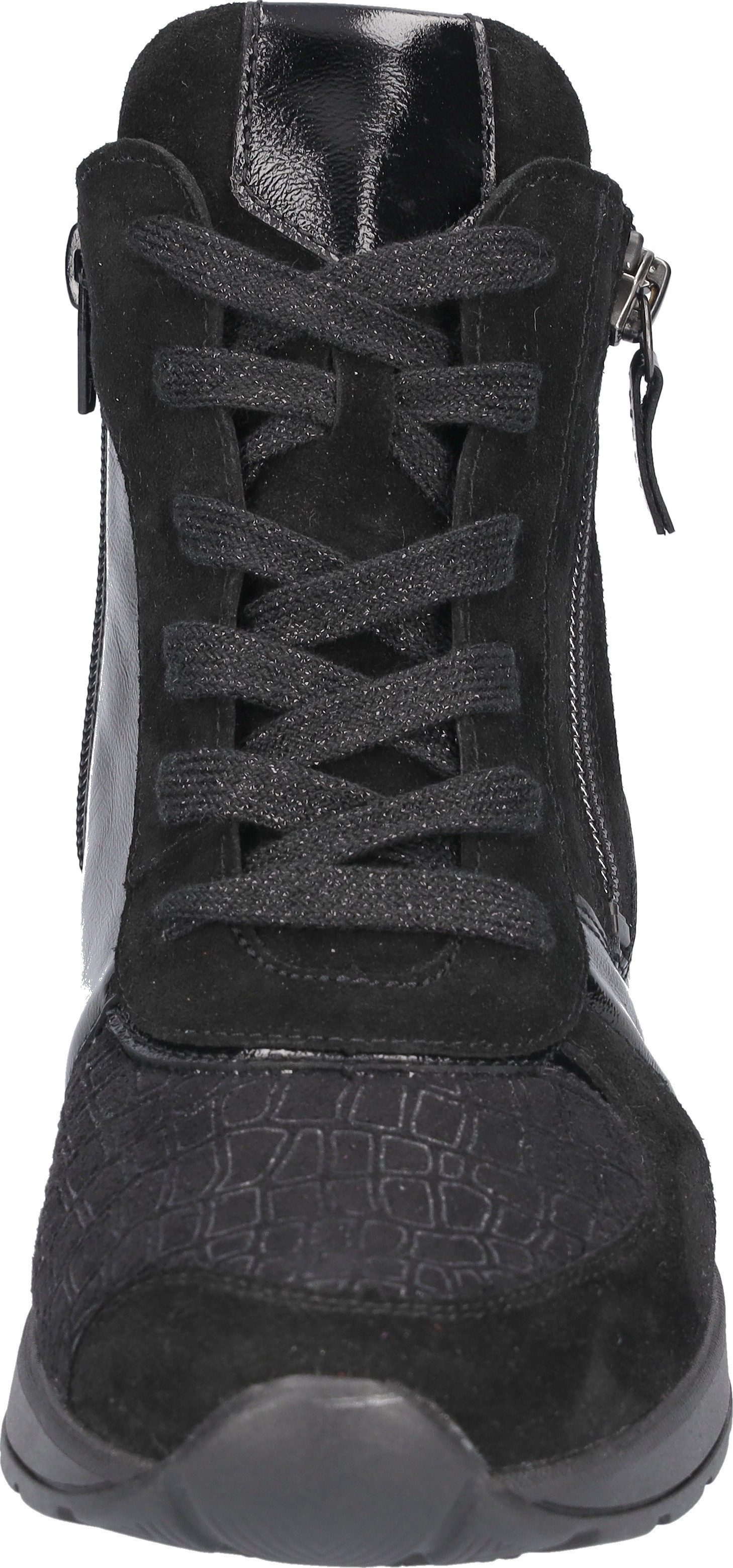 Waldläufer Veterschoenen H-Clara-soft , comfort-enkellaars, orthotritt, in comfortwijdte h (=zeer breed)