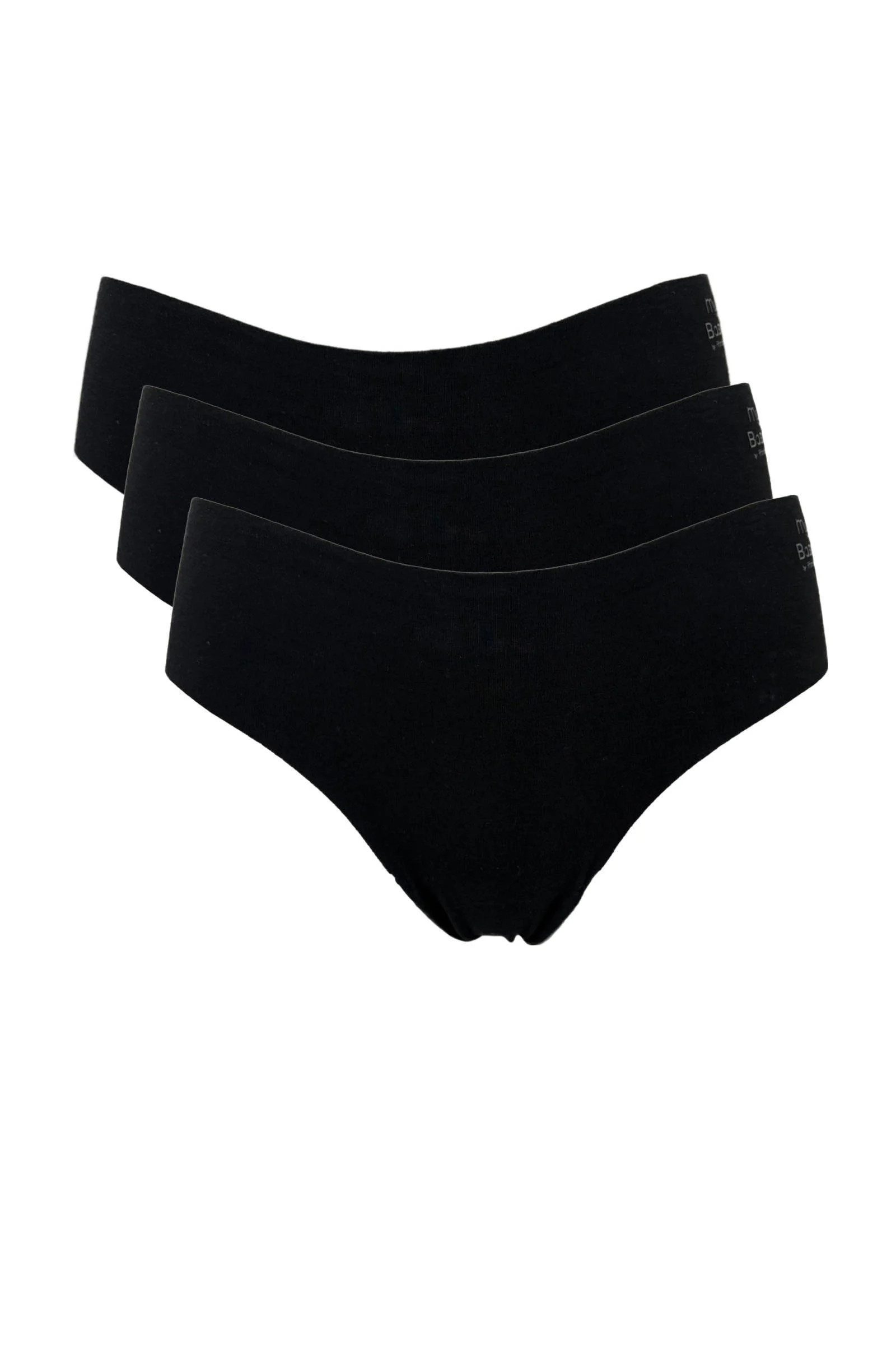 MUSTANG Boxershort Free cut boxer cotton (Set van 3) dames slips maat M zwart