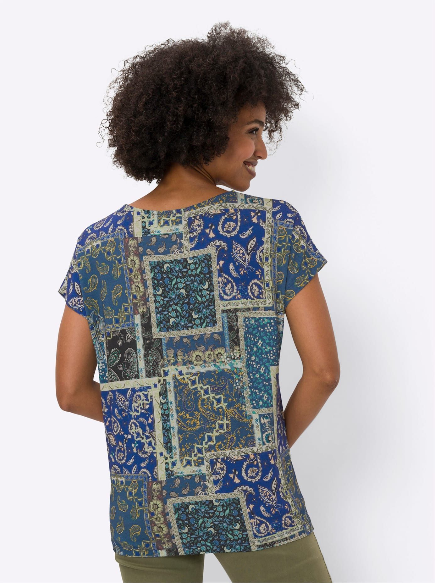 heine Shirt met korte mouwen Gedessineerd shirt (1-delig)