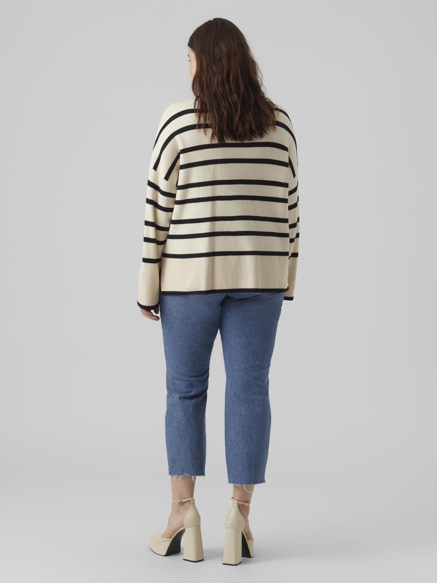 Vero Moda Curve Coltrui VMSABA LS ROLLNECK BLOUSE GA NOOS CUR