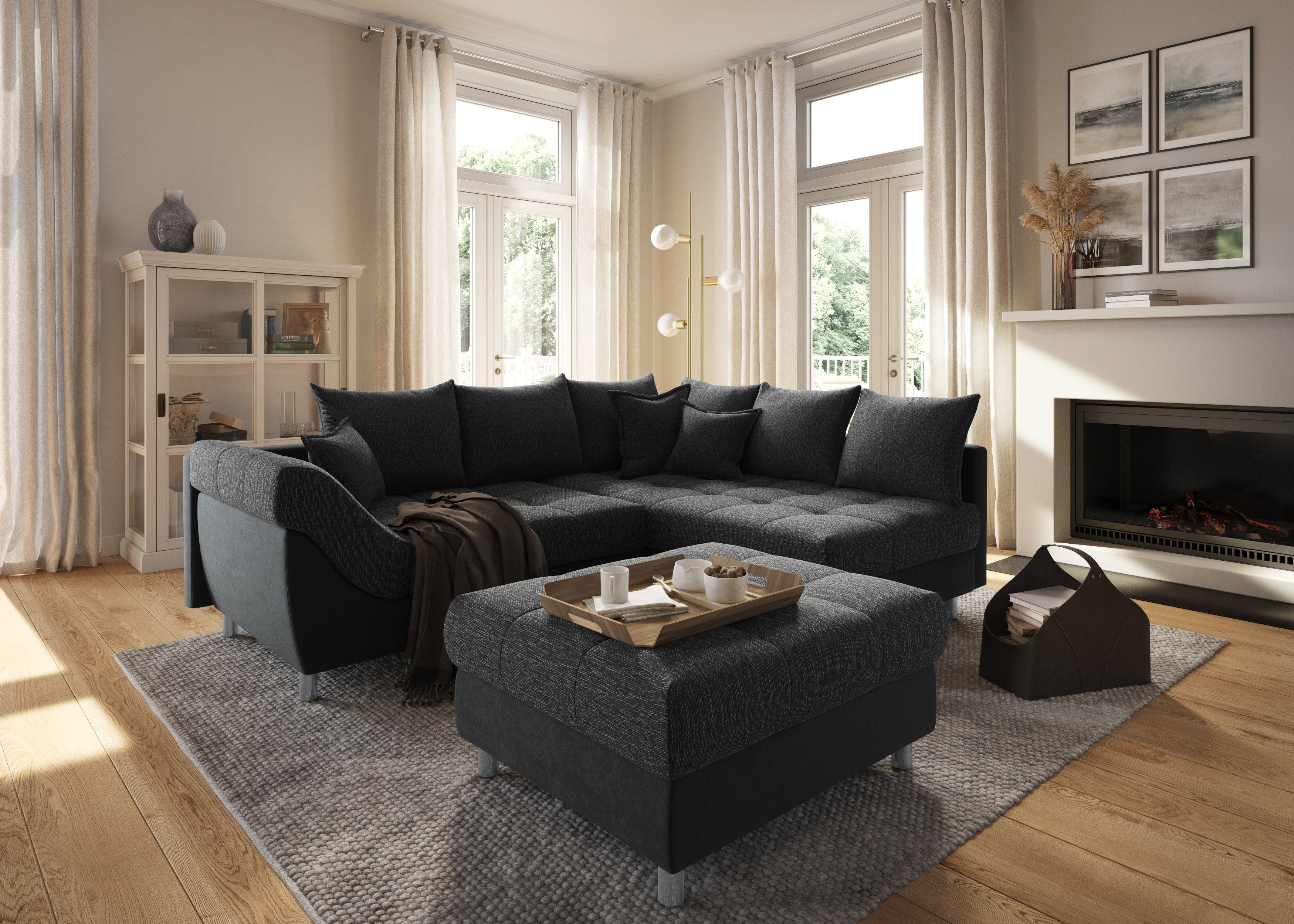 COLLECTION AB Hocker Innsbruck met comfortabele binnenvering