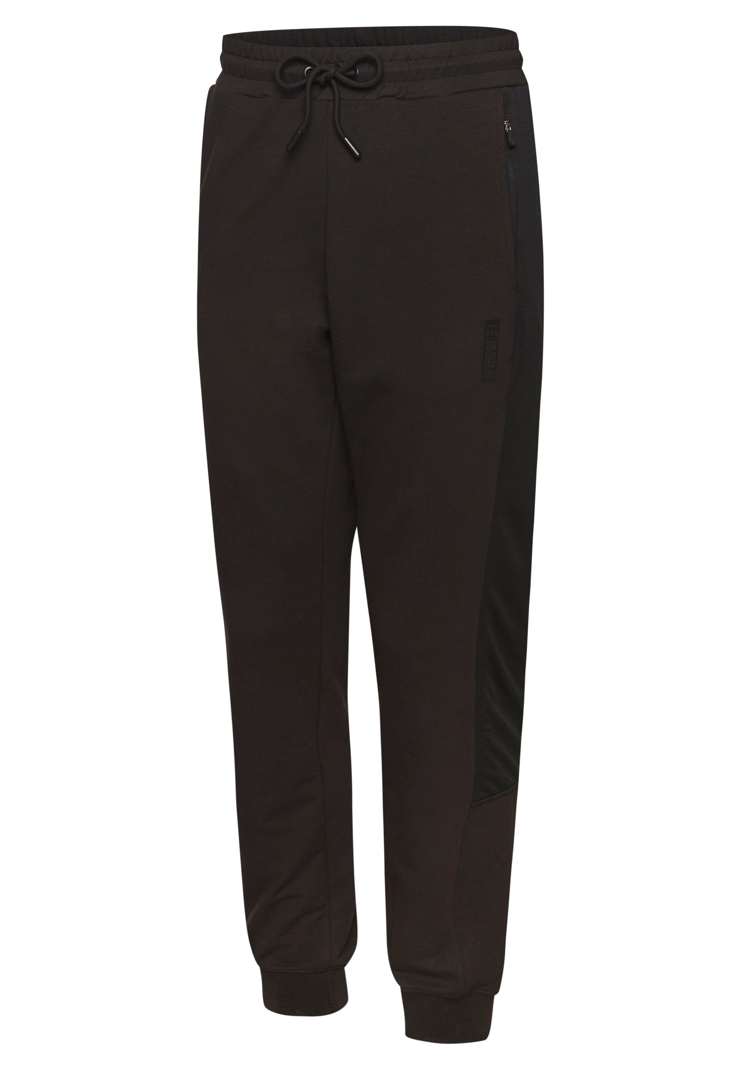 le jogger® Sweatpants met gekleurde inzet en ritszakken