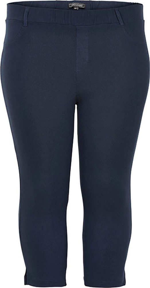 SANDGAARD Caprilegging met elastaan en opening