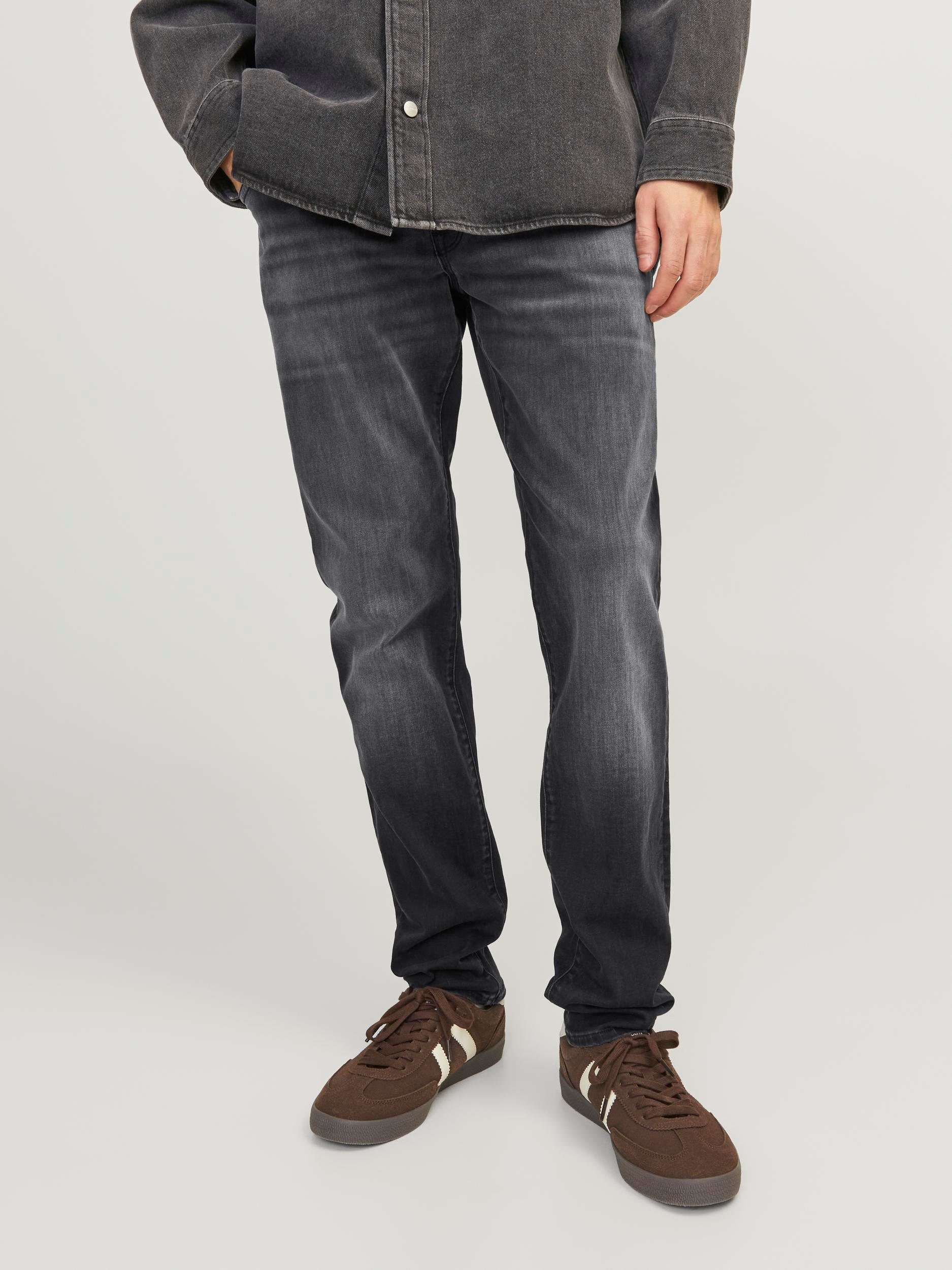 Jack & Jones Slim fit jeans JJIGLENN JJFOX AM 496 NOOS heren slim fit jeans maat 33 zwart