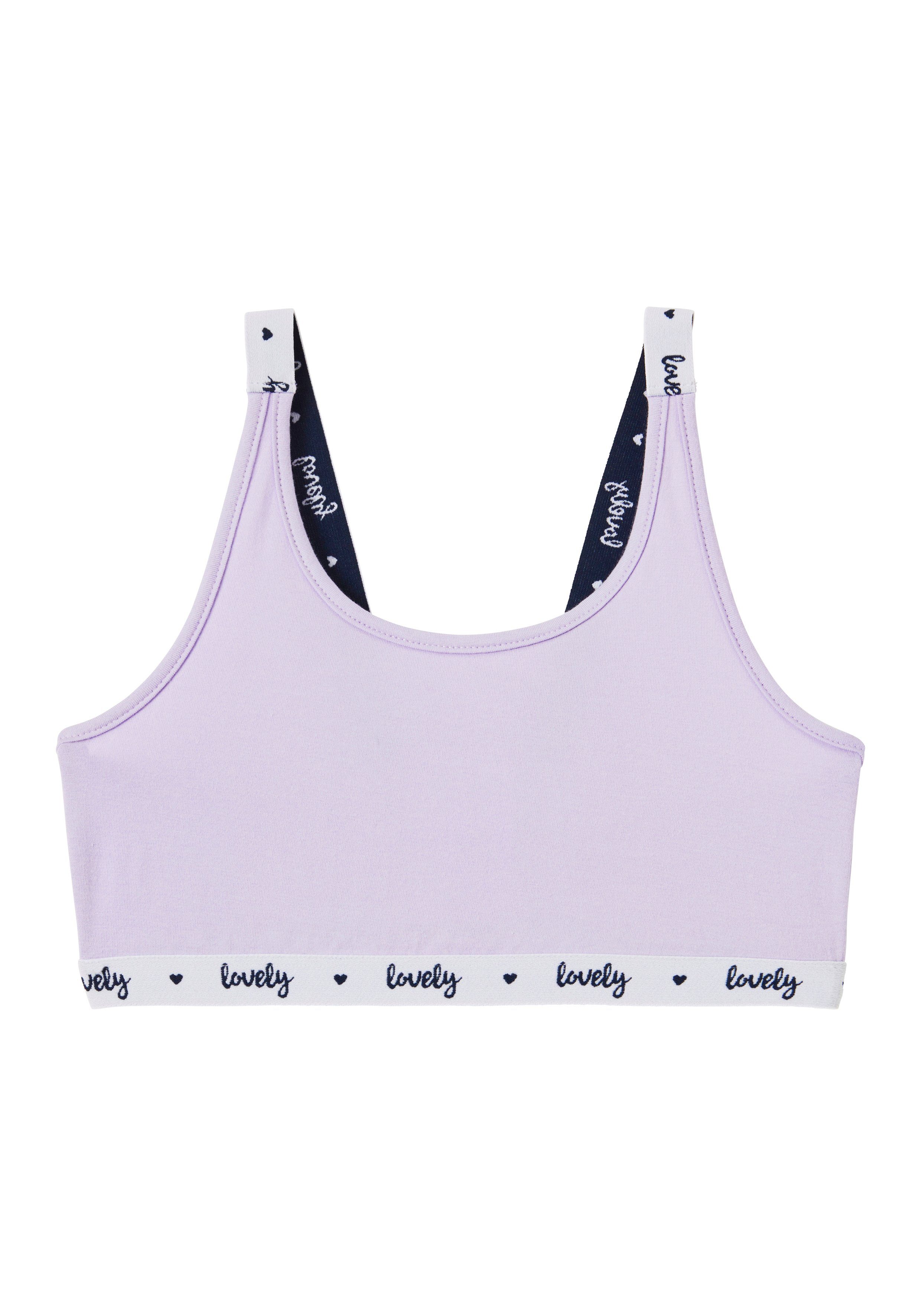 Buffalo Bustier met bedrukte bandjes (set, 3-delig)