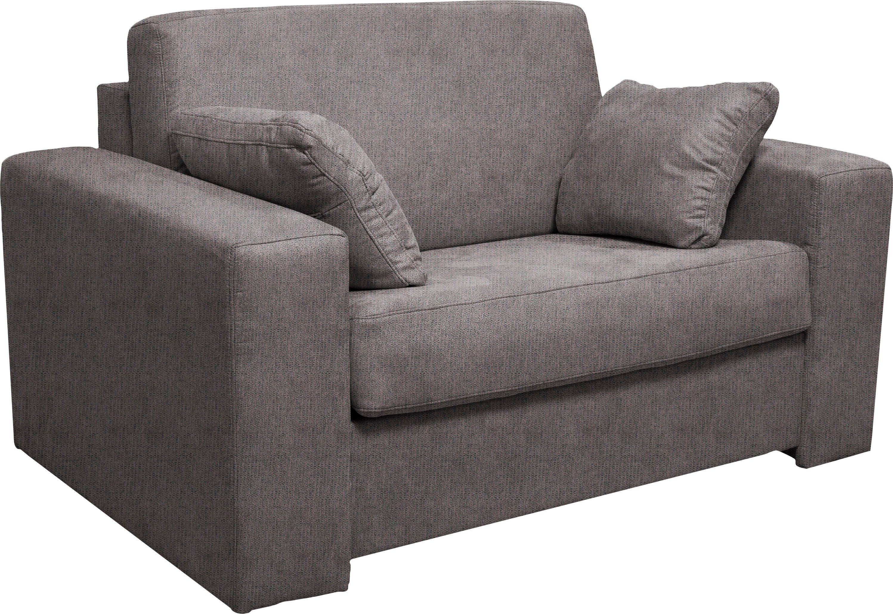 Home affaire Fauteuil Roma matras hoogte 140 cm Bedfunctie, met vering, Afmeting liggend ca. 83x198 cm