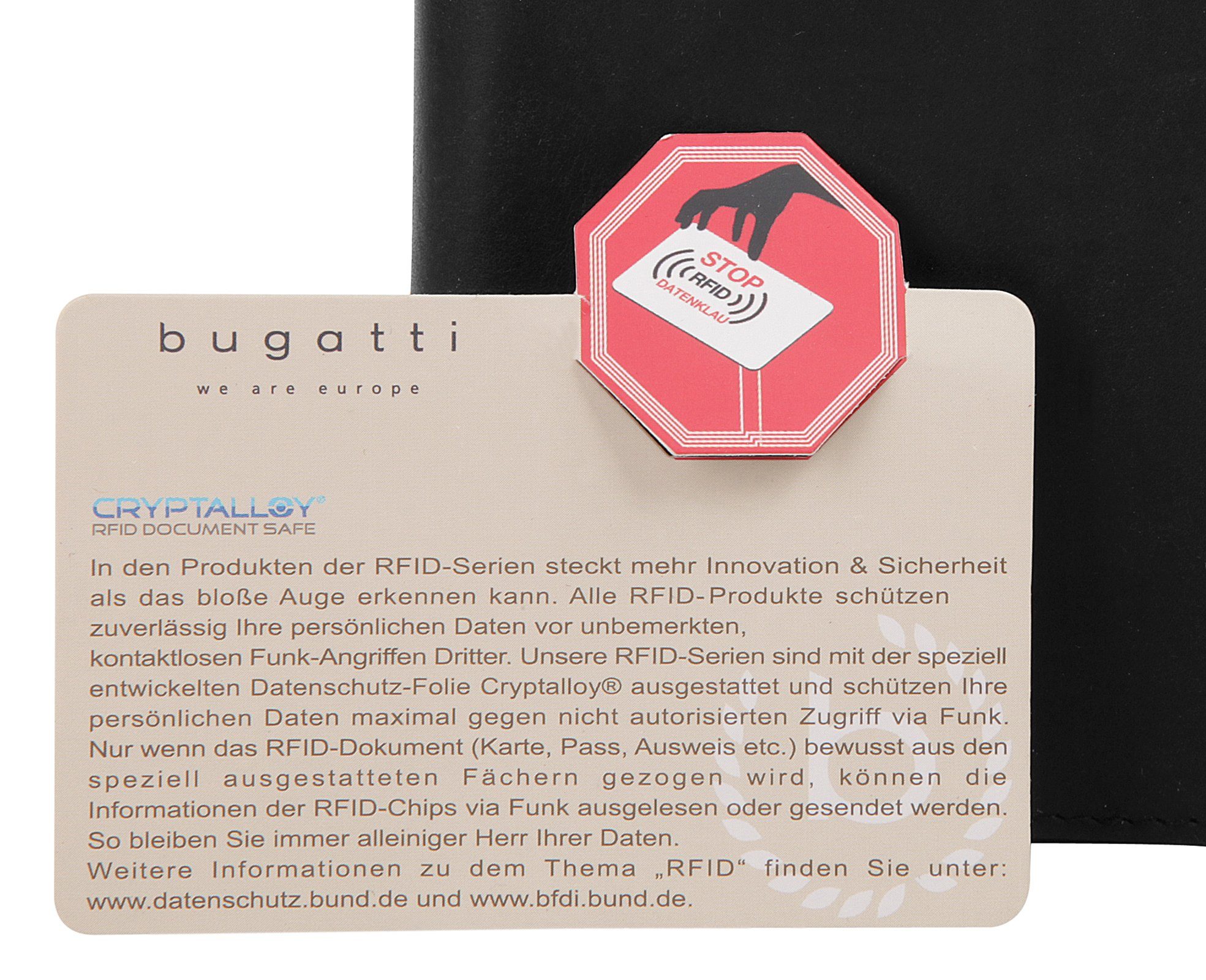 Bugatti Portemonnee ROMANO echt leder