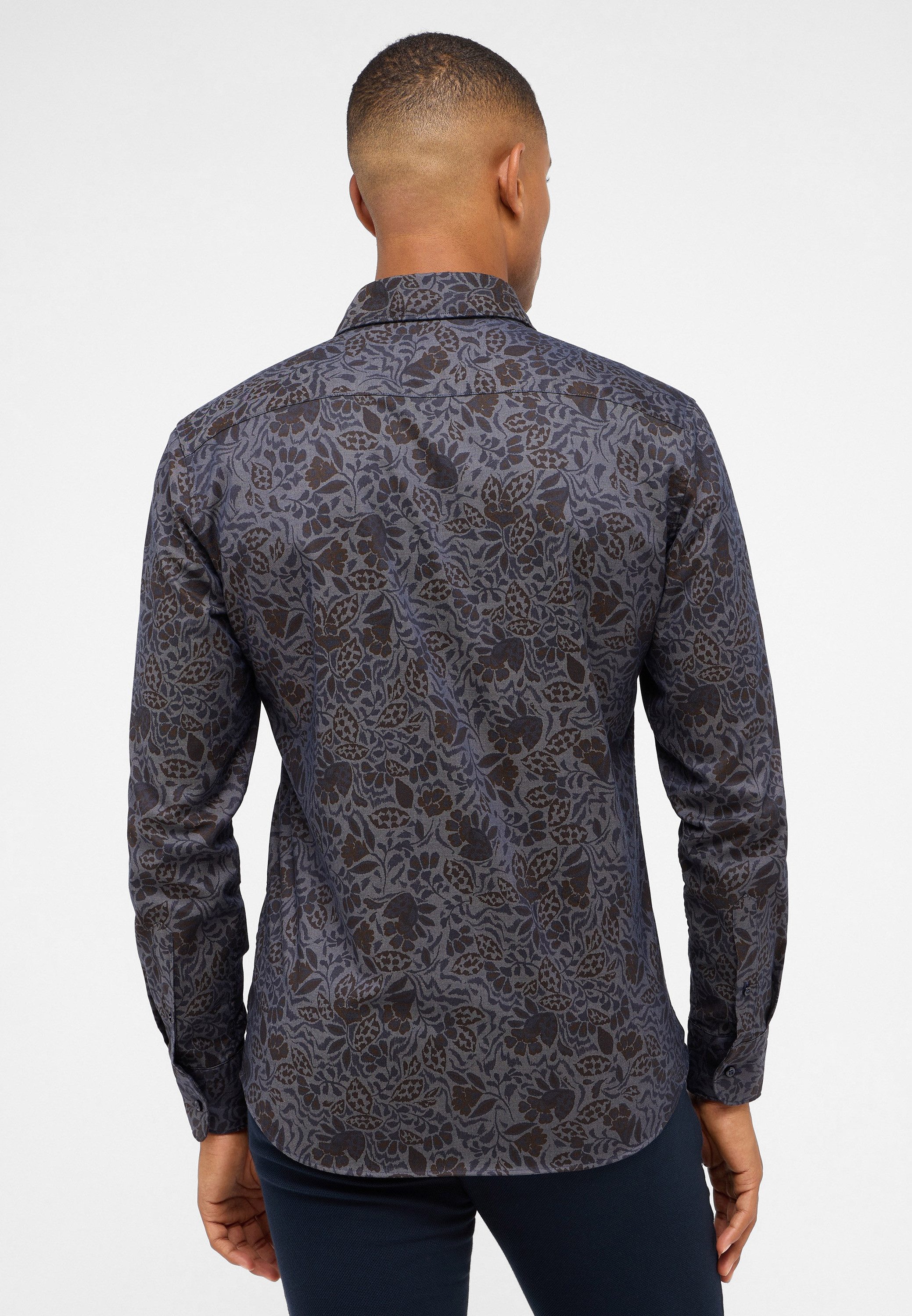 Eterna Overhemd met lange mouwen Slim fit