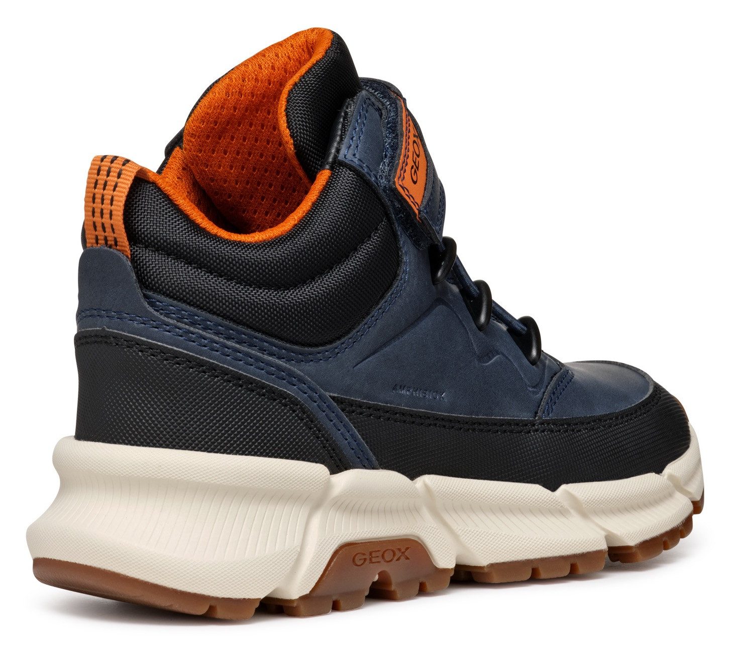 Geox Winterlaarzen J FLEXYPER PLUS BOY ABX high top sneaker, veterschoenen met waterafstotende tex-uitrusting