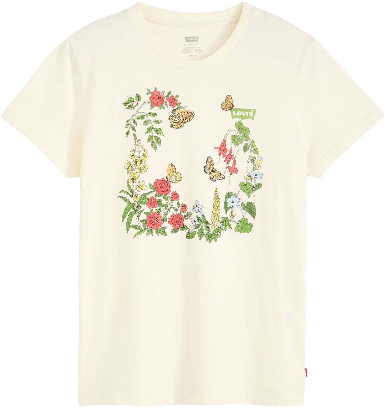 Levi's® T-shirt The Perfect Tee met bloemenprint