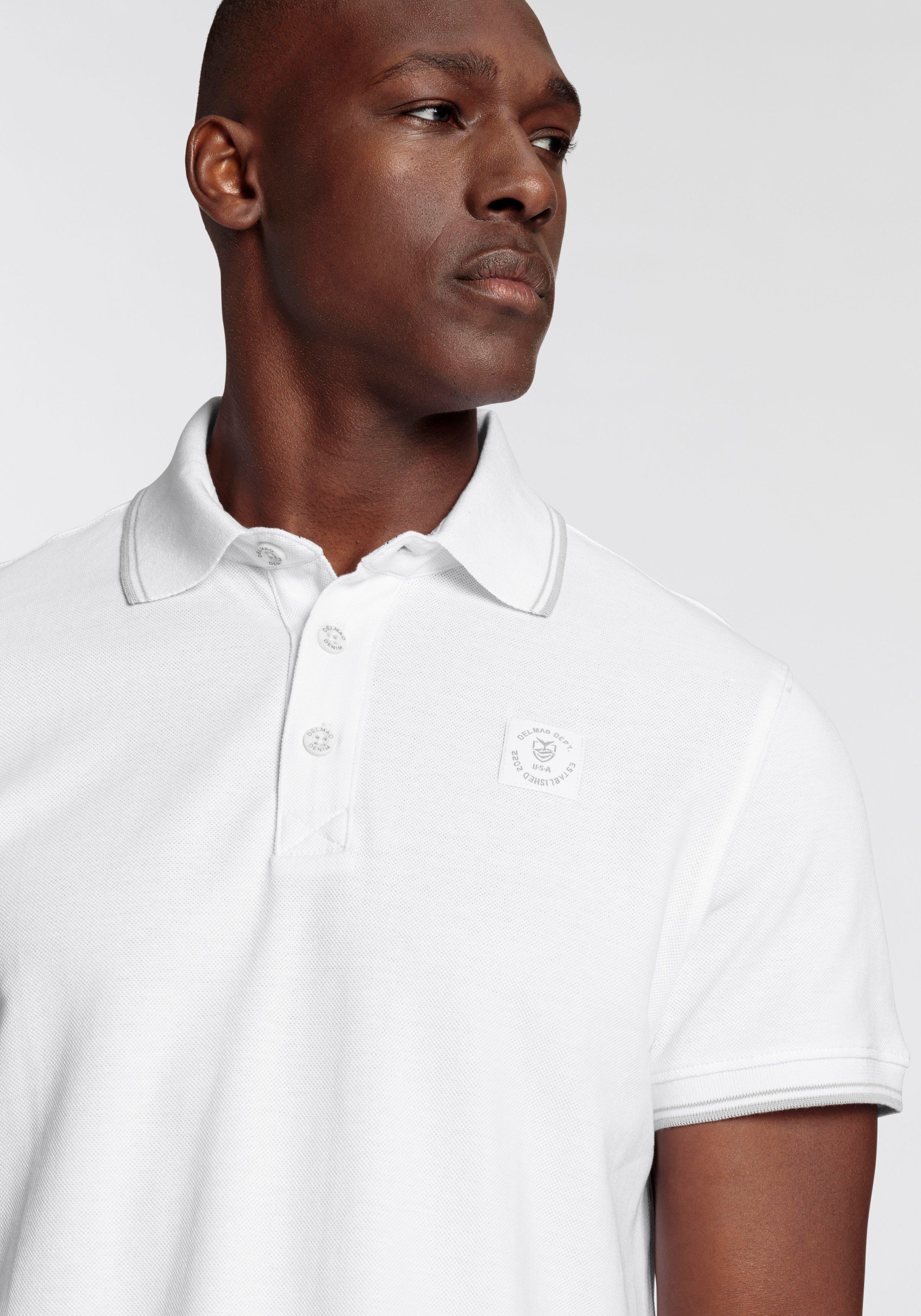 DELMAO Poloshirt Korte mouwen, losse pasvorm, polokraag, voor tennis of golf