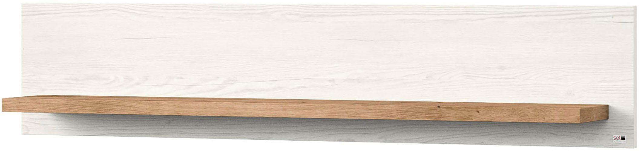 set one by Musterring Wandplank York in drie maten en kleuren, verlichting optioneel, 1 legplank