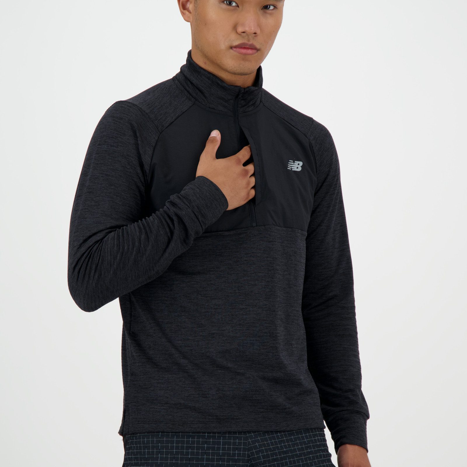 New Balance Functioneel shirt Athletics Heat Grid 1/2 Zip