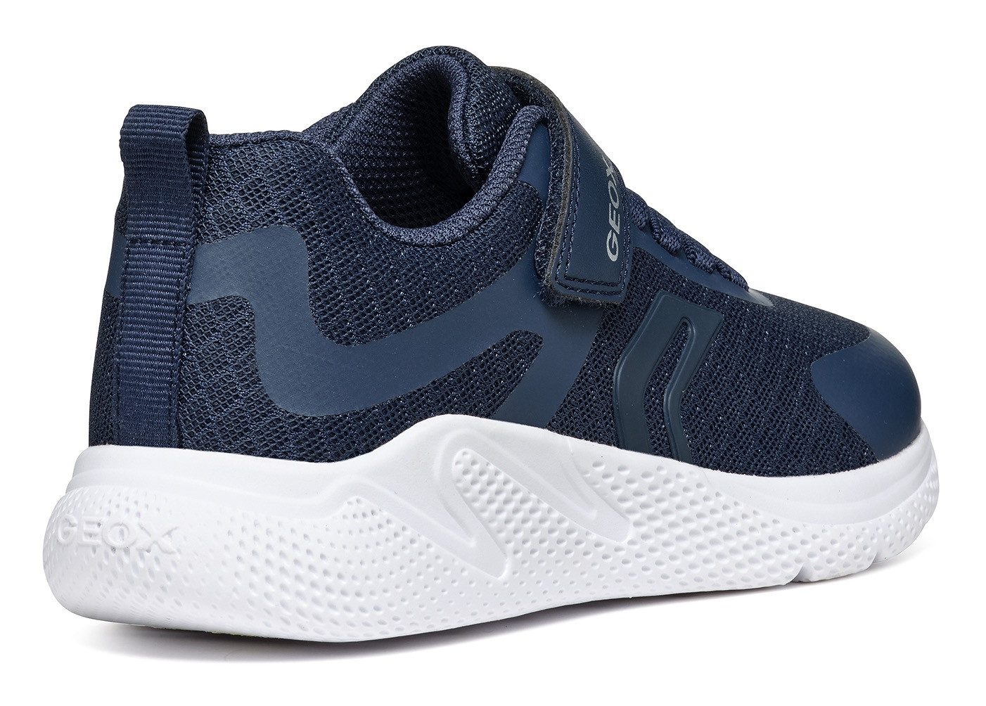 Geox Sneakers J SPRINTYE BOY , slip-on sneaker, klittenbandschoen, vrijetijdsschoen in casual look