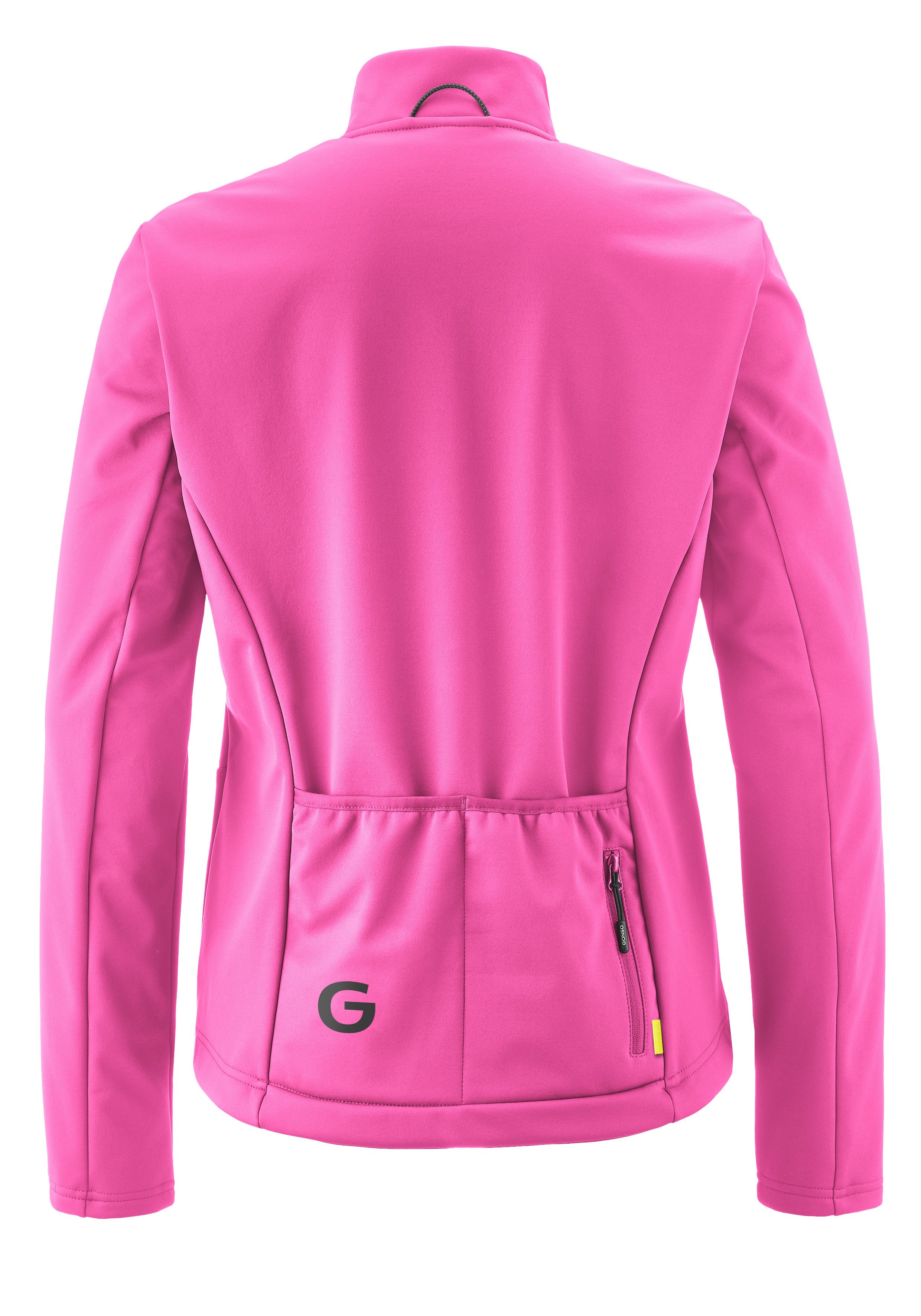 Gonso Fietsjack ADVENTURE JACKET SOFTSHELL W Dames fietsjas, ademend, slim fit