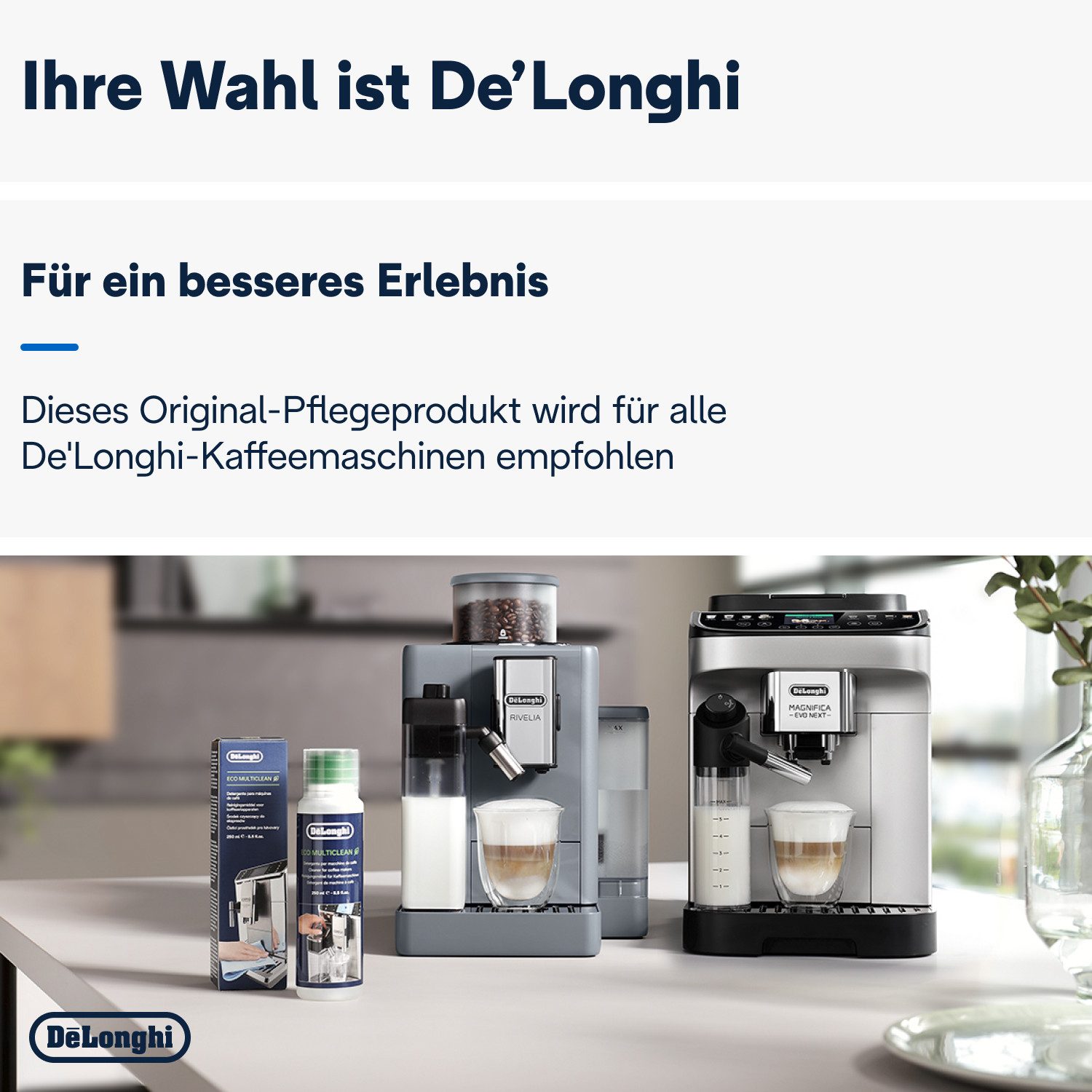 De'Longhi Melkcircuit-schoonmaakmiddel DLSC550 Eco MultiClean