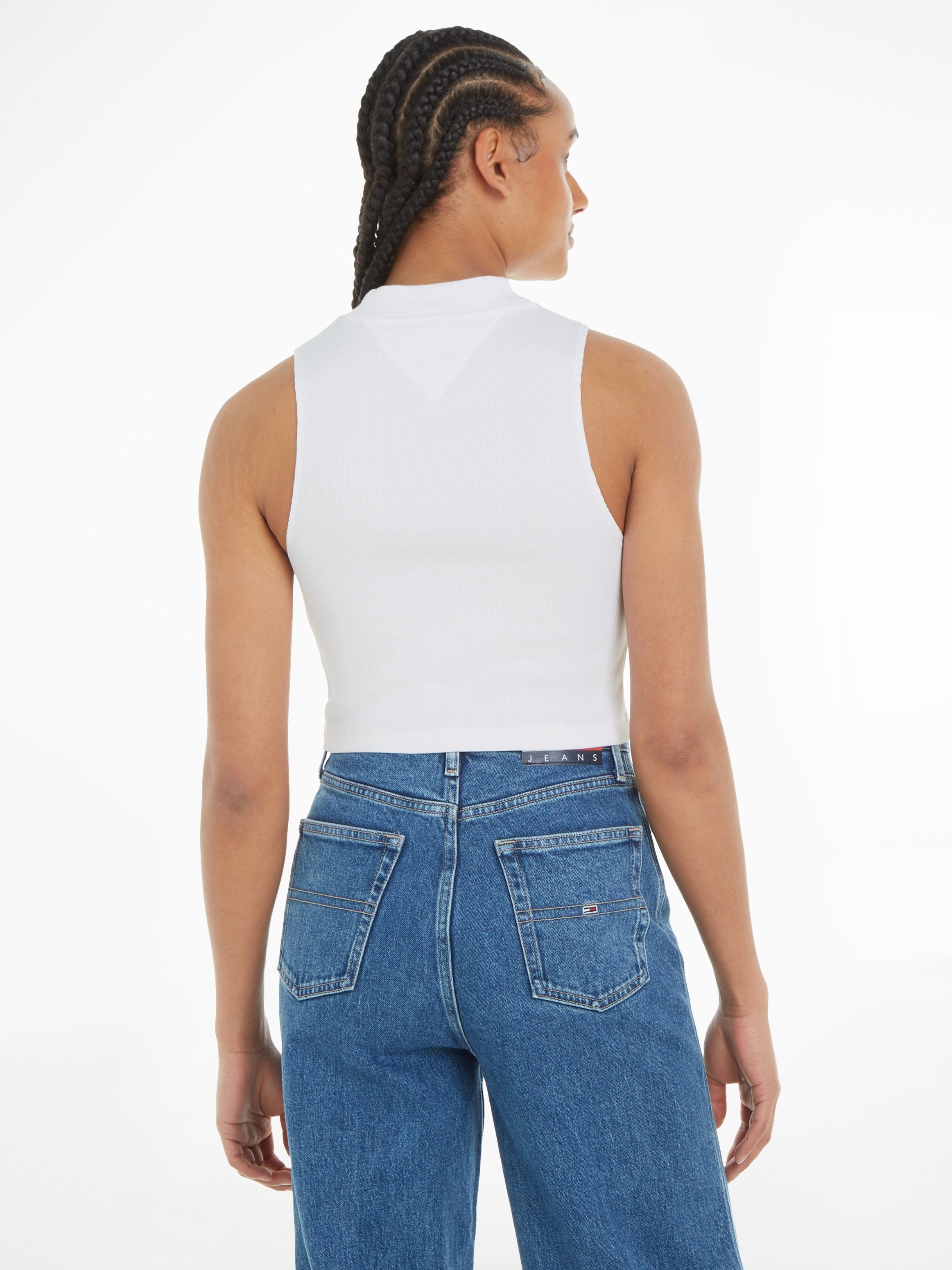 TOMMY JEANS Tanktop TJW CRP MOCKNECK RIB TANK