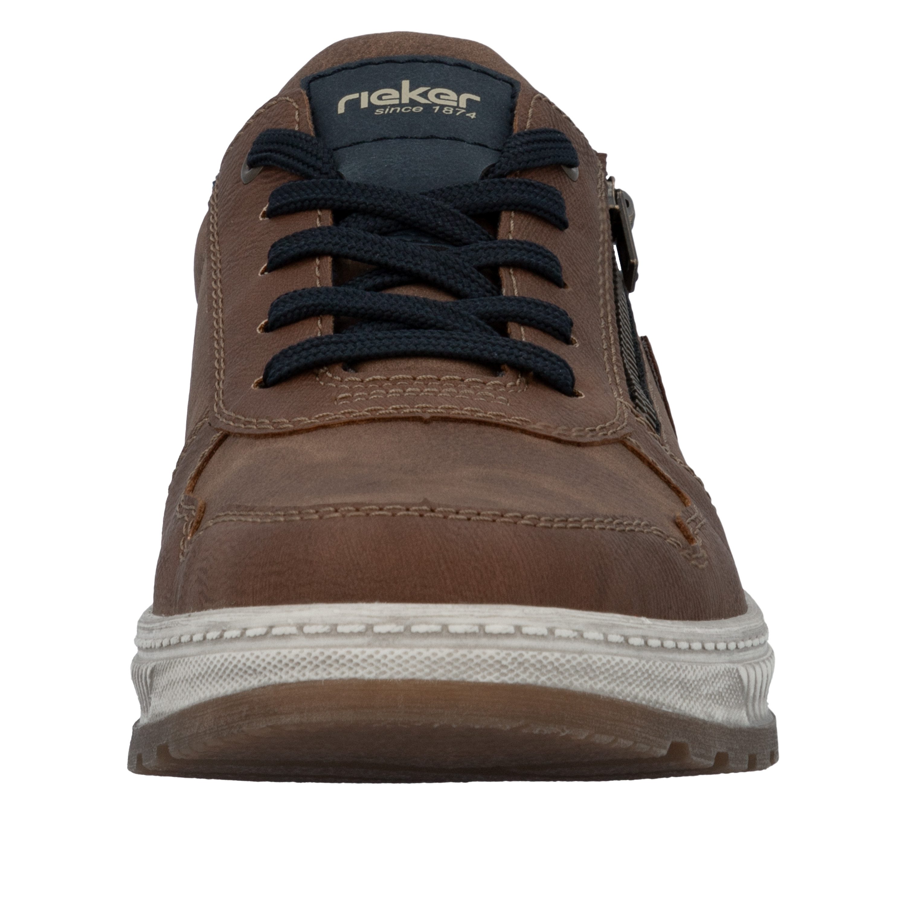 Rieker Sneakers Vrijetijdsschoen, halfschoen, veterschoen met contrastafwerking
