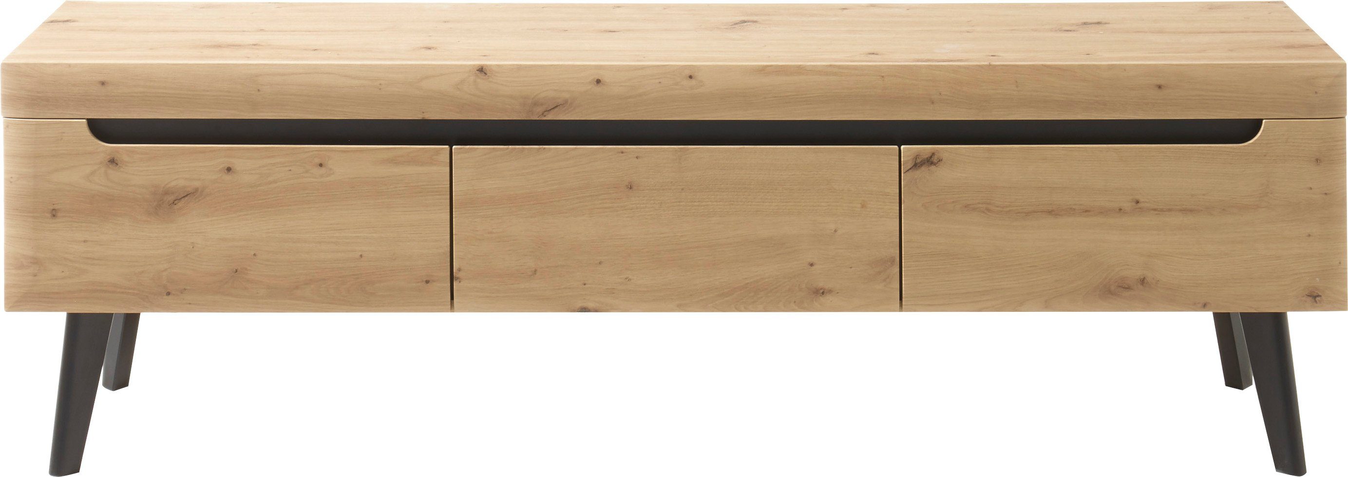INOSIGN Tv-meubel Torge, TV-kast, TV-kommode, televisiekast, TV-bord afgeschuinde poten, drie kleuren, scandi design, 160 cm breed (1 stuk)
